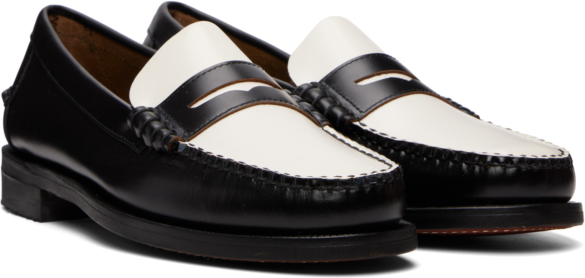 Sebago - Flâneurs Dan noir et blanc