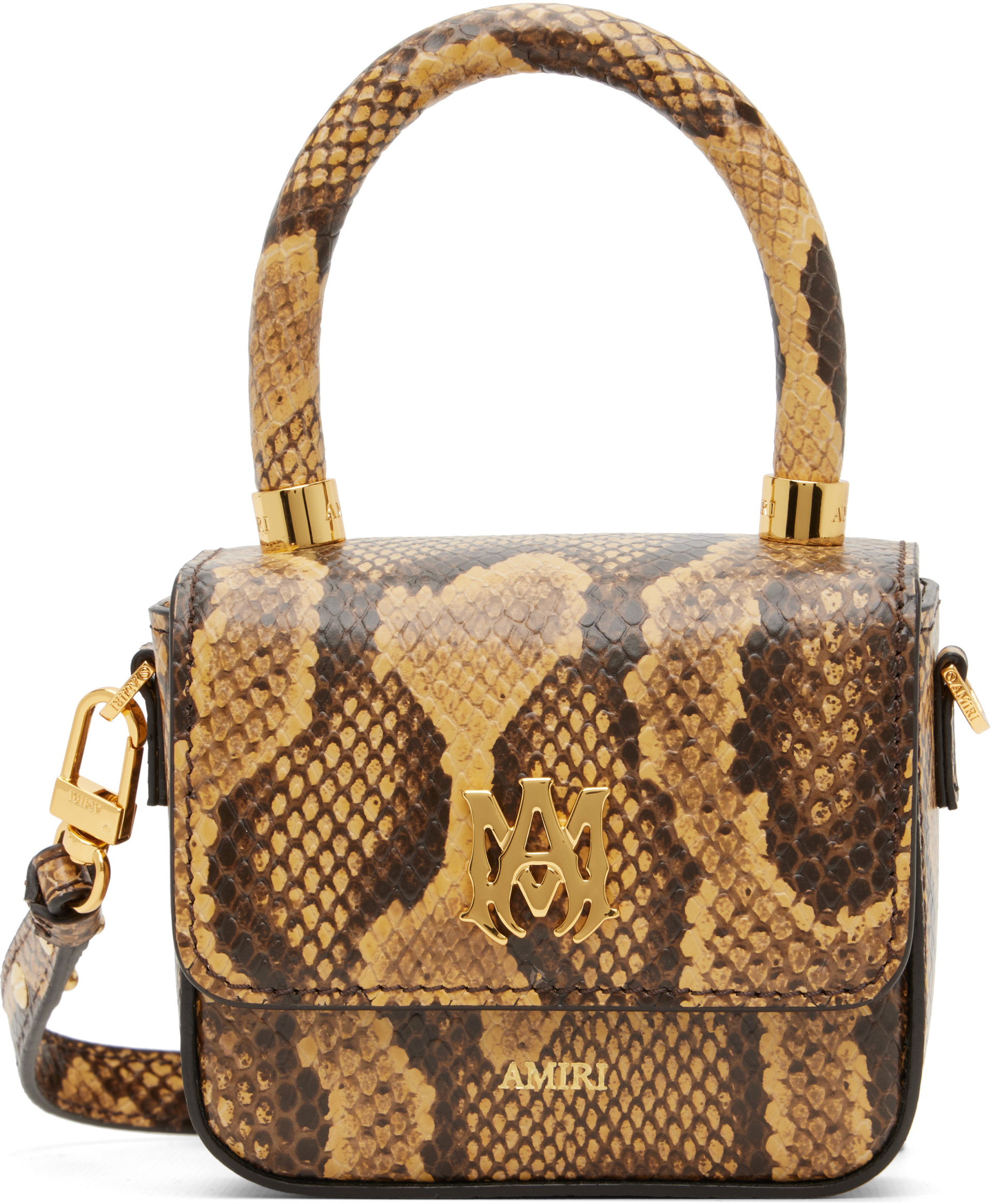 AMIRI - Brown Python Nano MA Bag