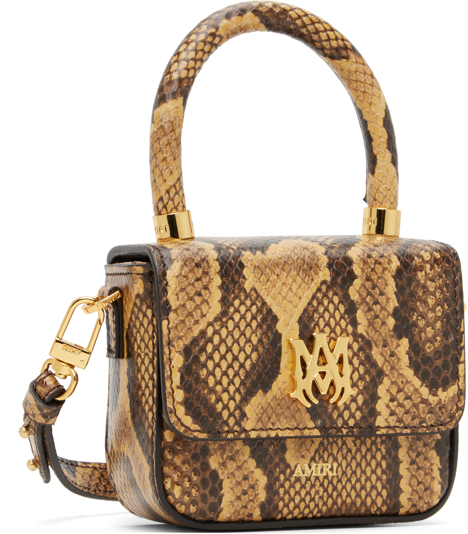 AMIRI - Brown Python Nano MA Bag