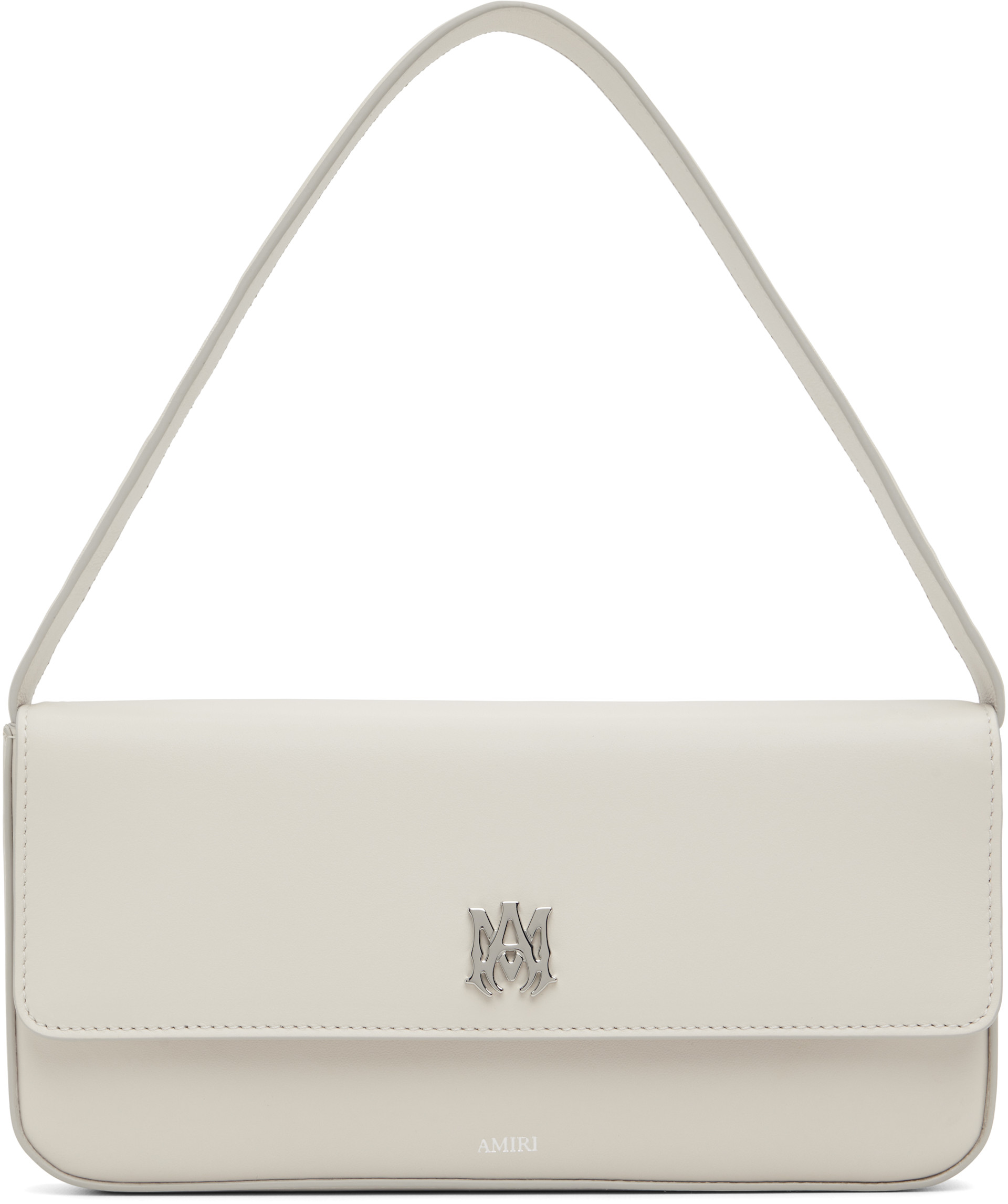 AMIRI - Sac Millie blanc cassé à monogramme