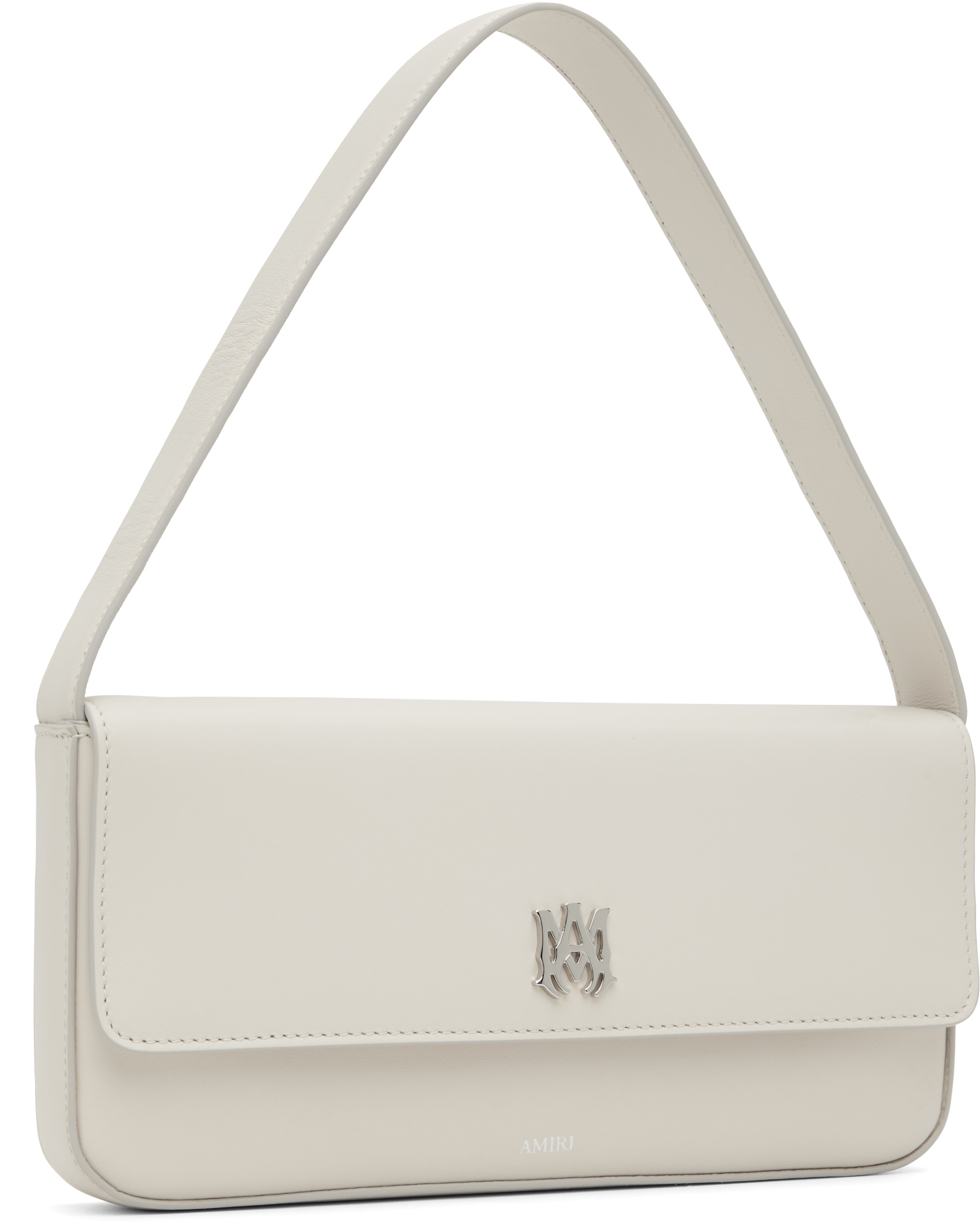 AMIRI - Sac Millie blanc cassé à monogramme