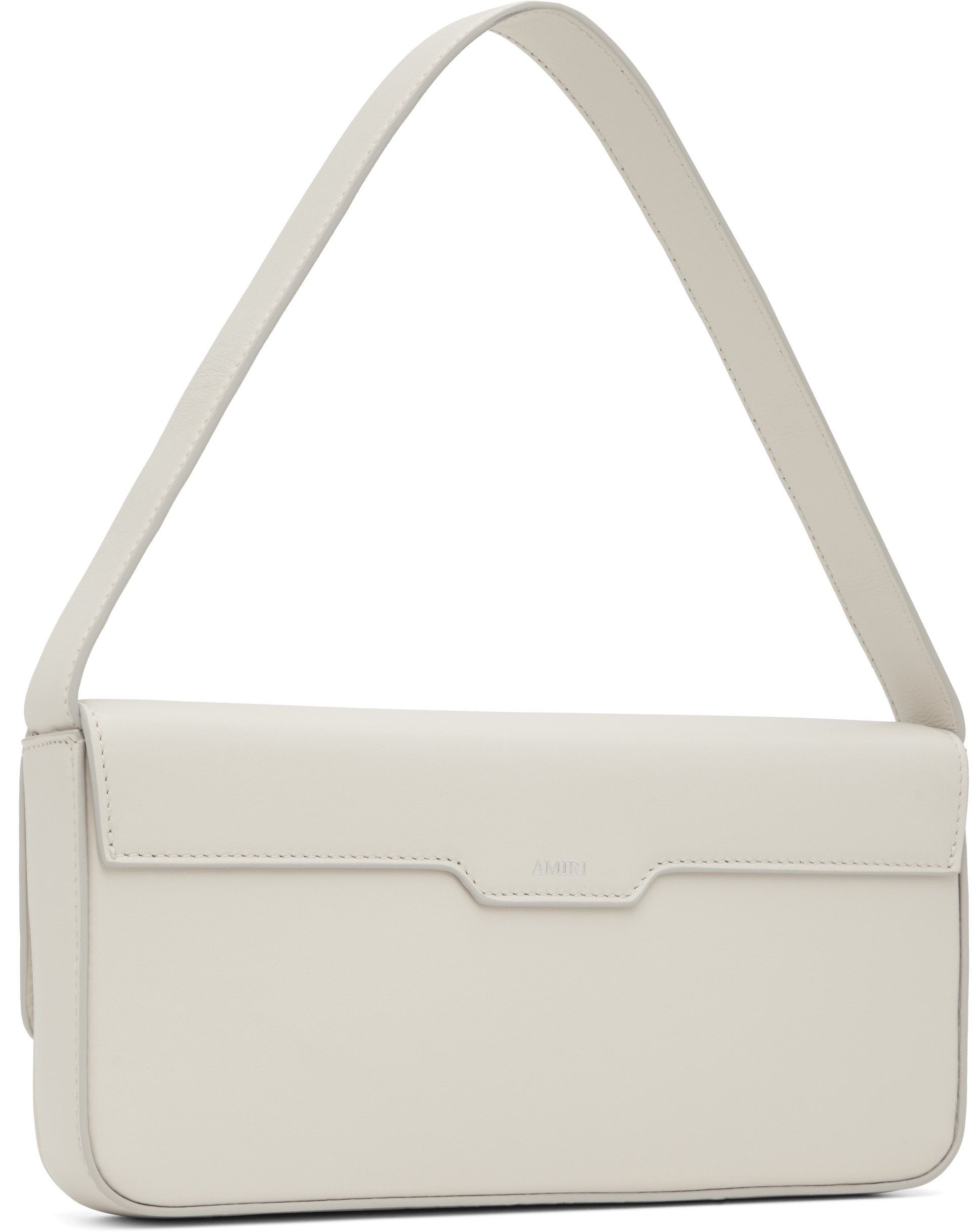 AMIRI - Sac Millie blanc cassé à monogramme