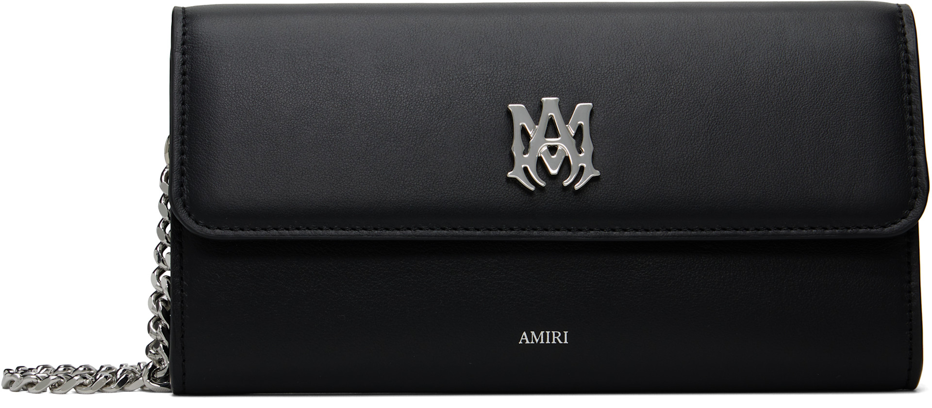 AMIRI: Black 'MA Wallet On Chain' Bag | SSENSE