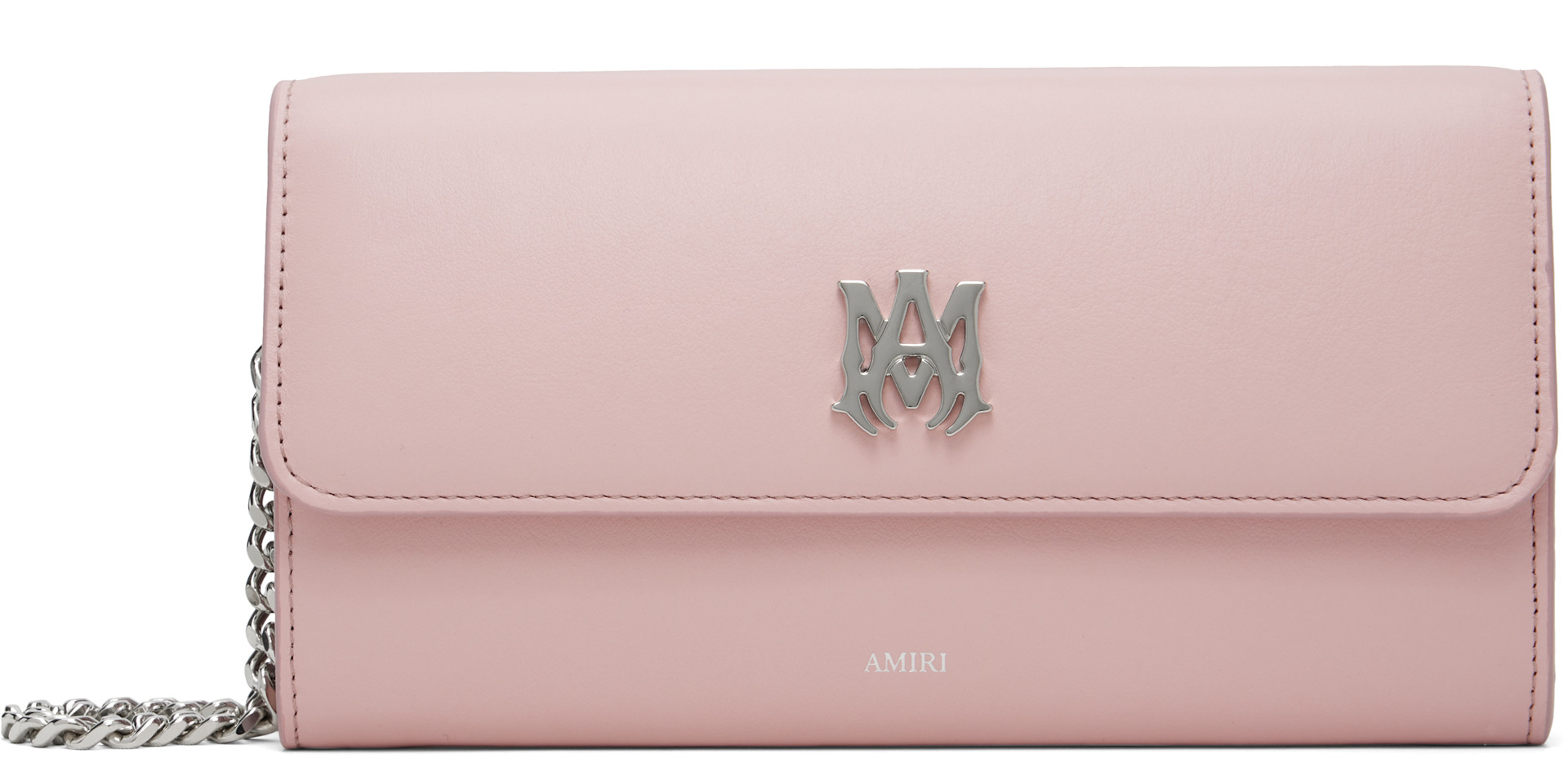 AMIRI: Pink 'MA Wallet On Chain' Bag | SSENSE Mexico