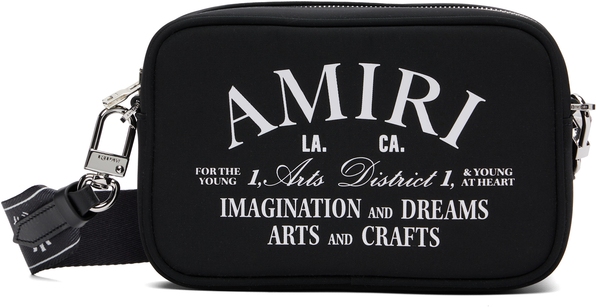 AMIRI - Sac caméra noir à logo Arts District