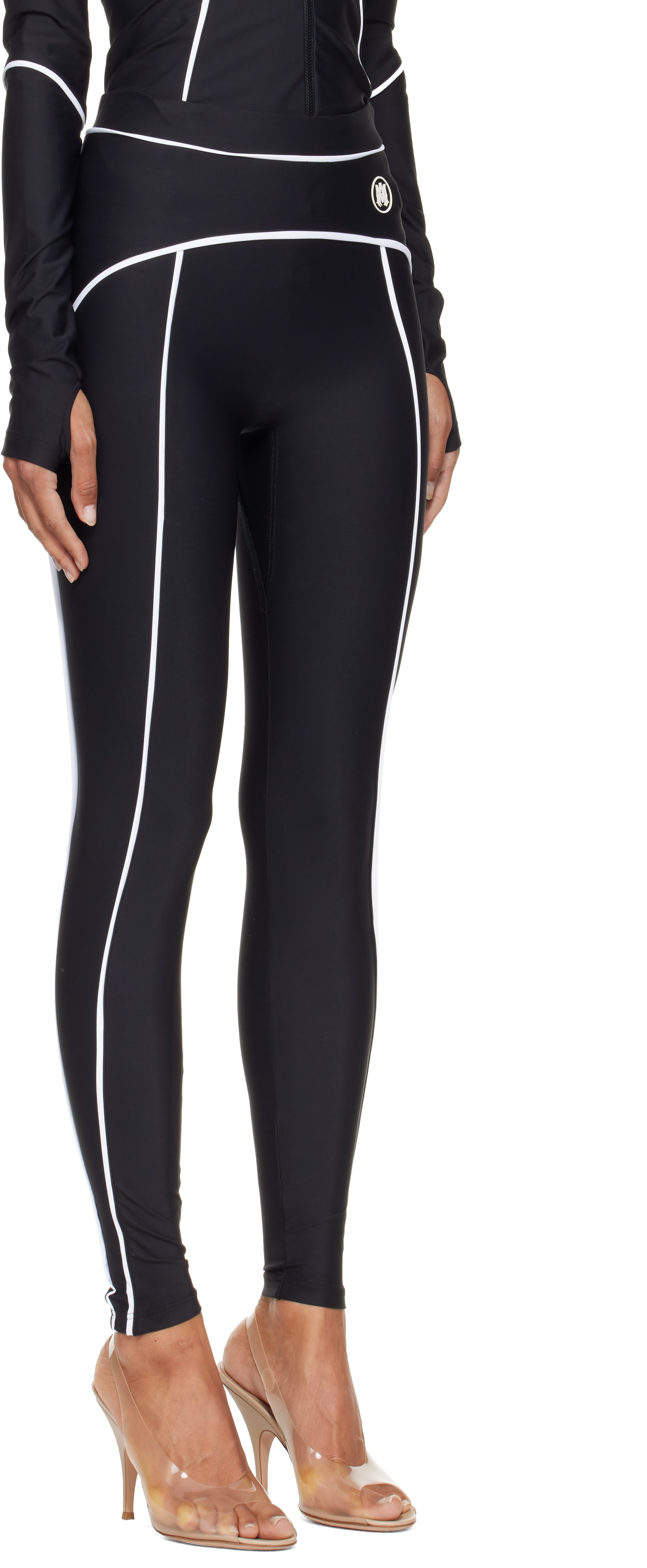 AMIRI - Legging noir à monogramme