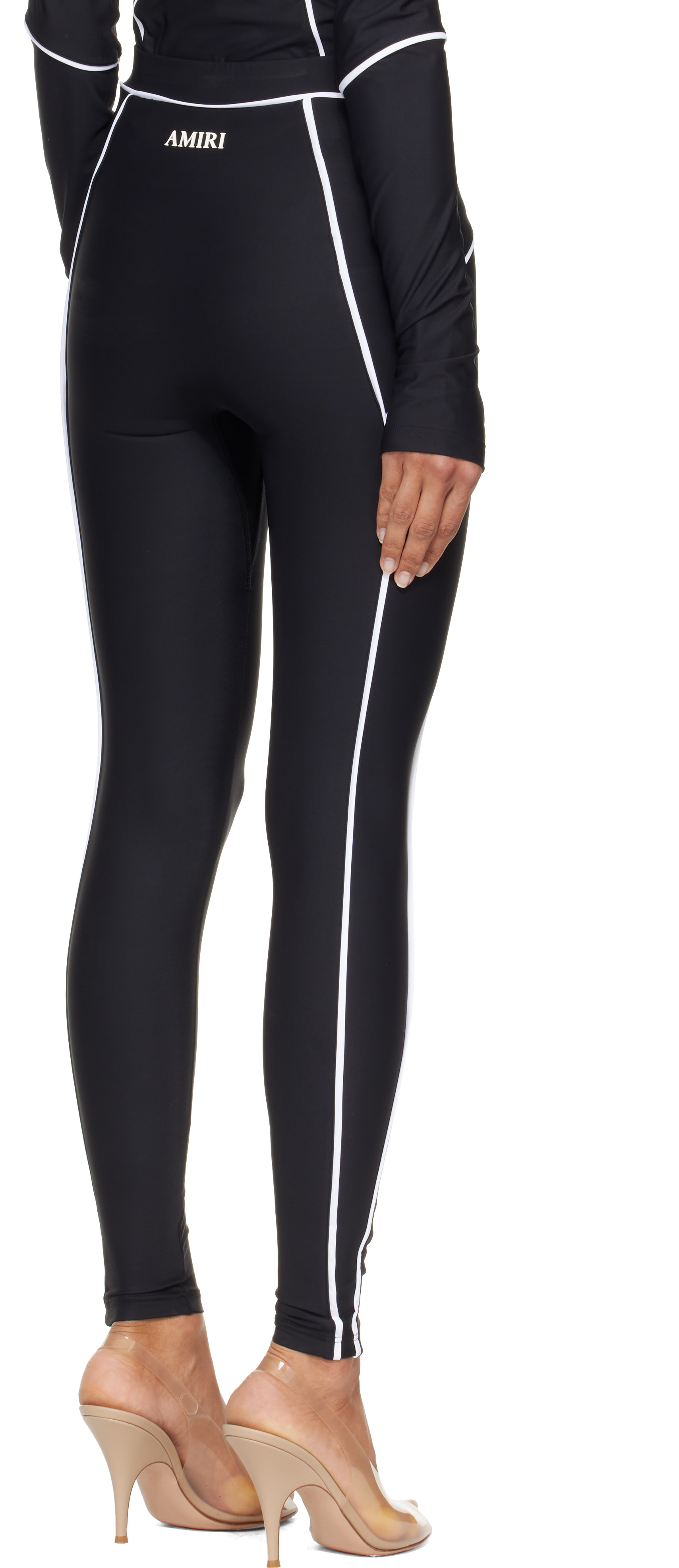 AMIRI - Legging noir à monogramme