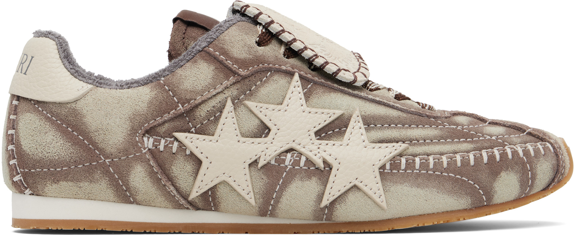AMIRI - Baskets Pacific gris et taupe