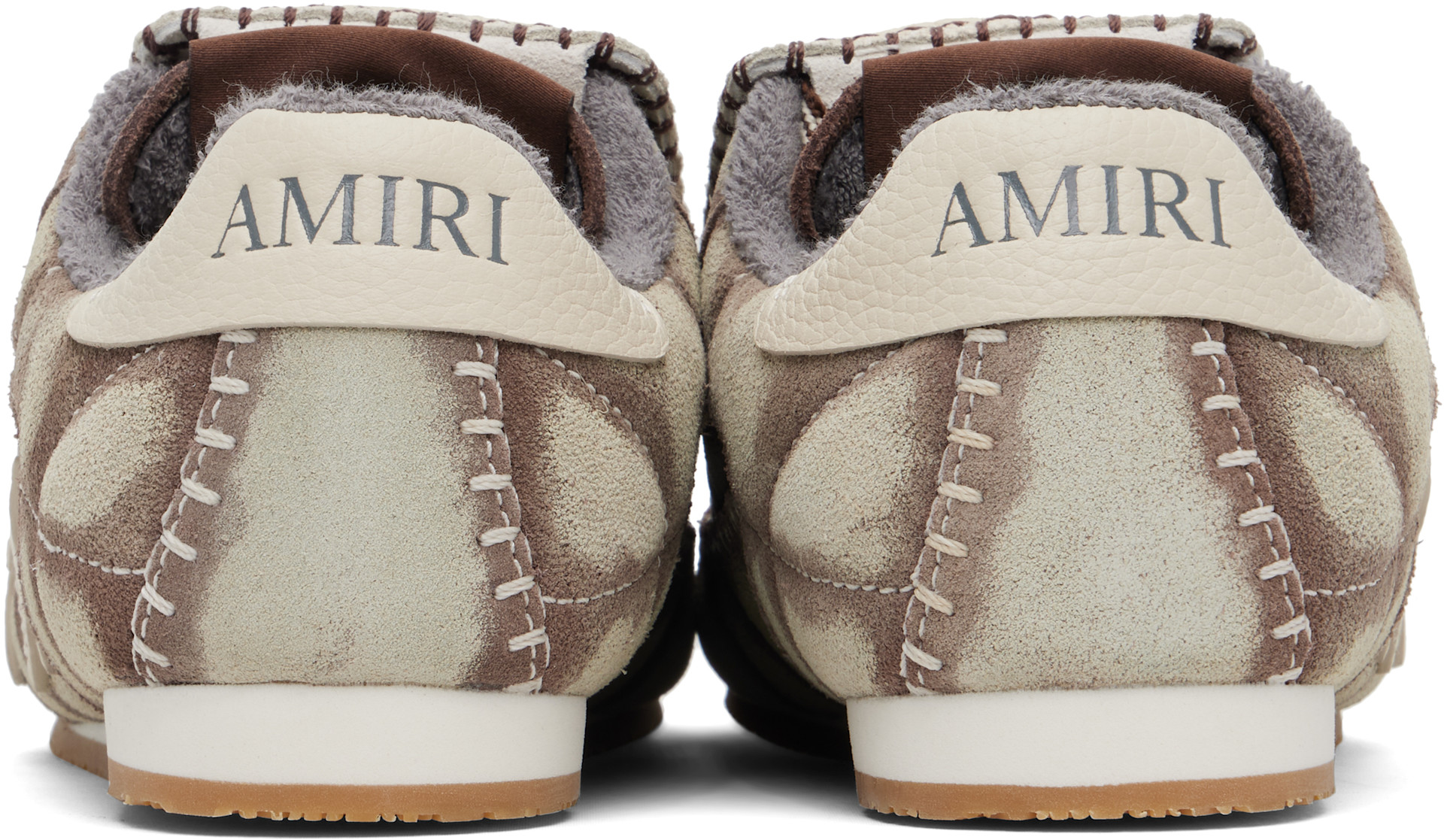 AMIRI - Baskets Pacific gris et taupe