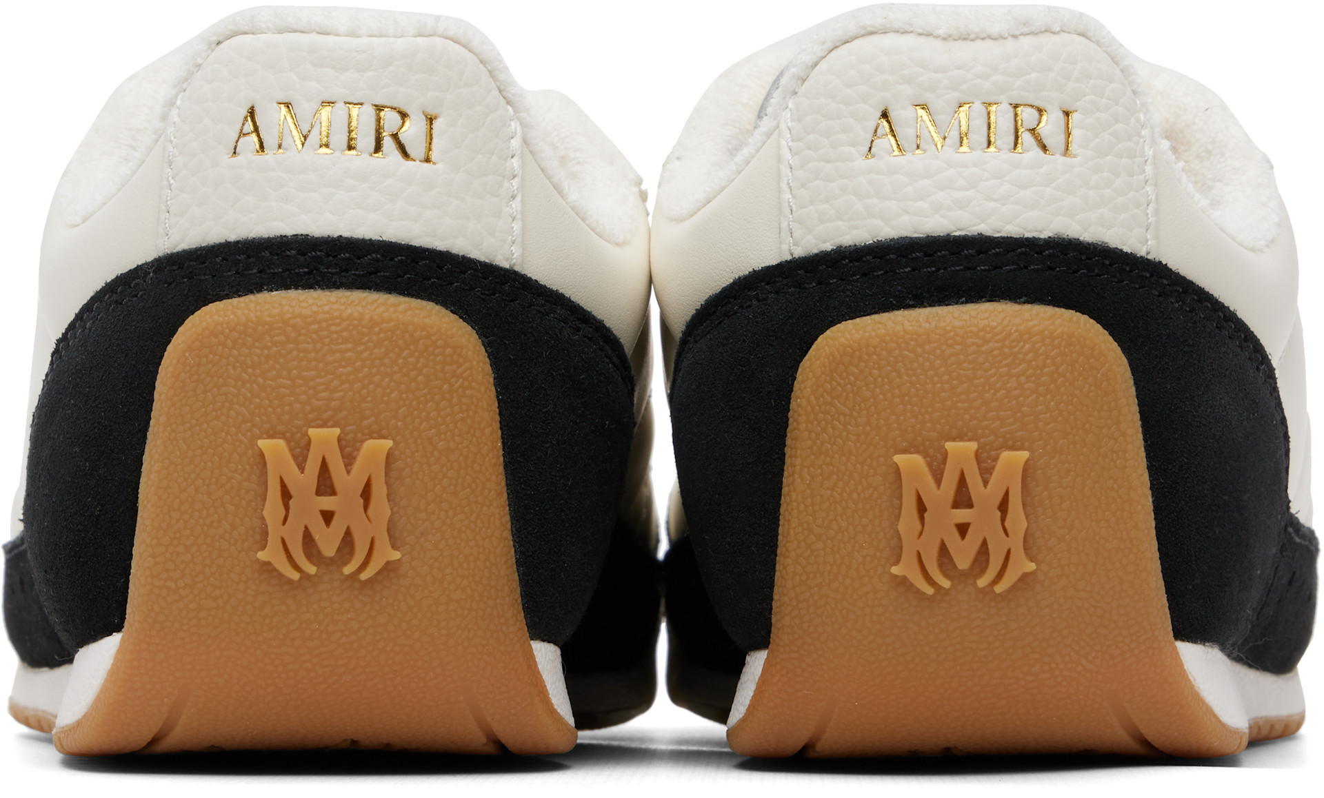 AMIRI - Baskets Coastline blanc cassé et noir