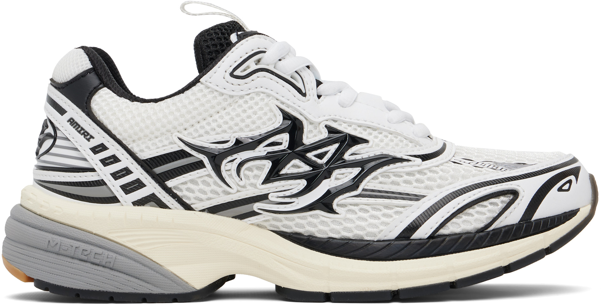 AMIRI - Baskets M-Tech blanc et noir