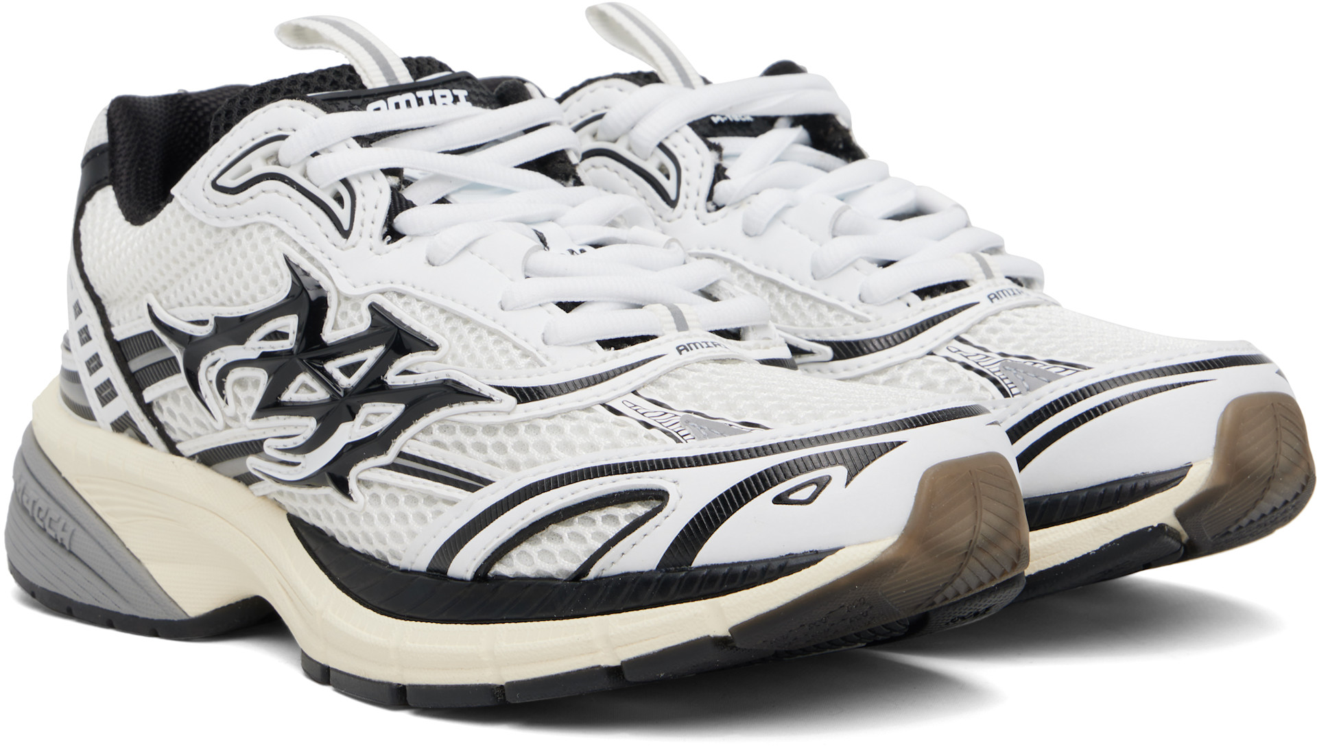 AMIRI - Baskets M-Tech blanc et noir