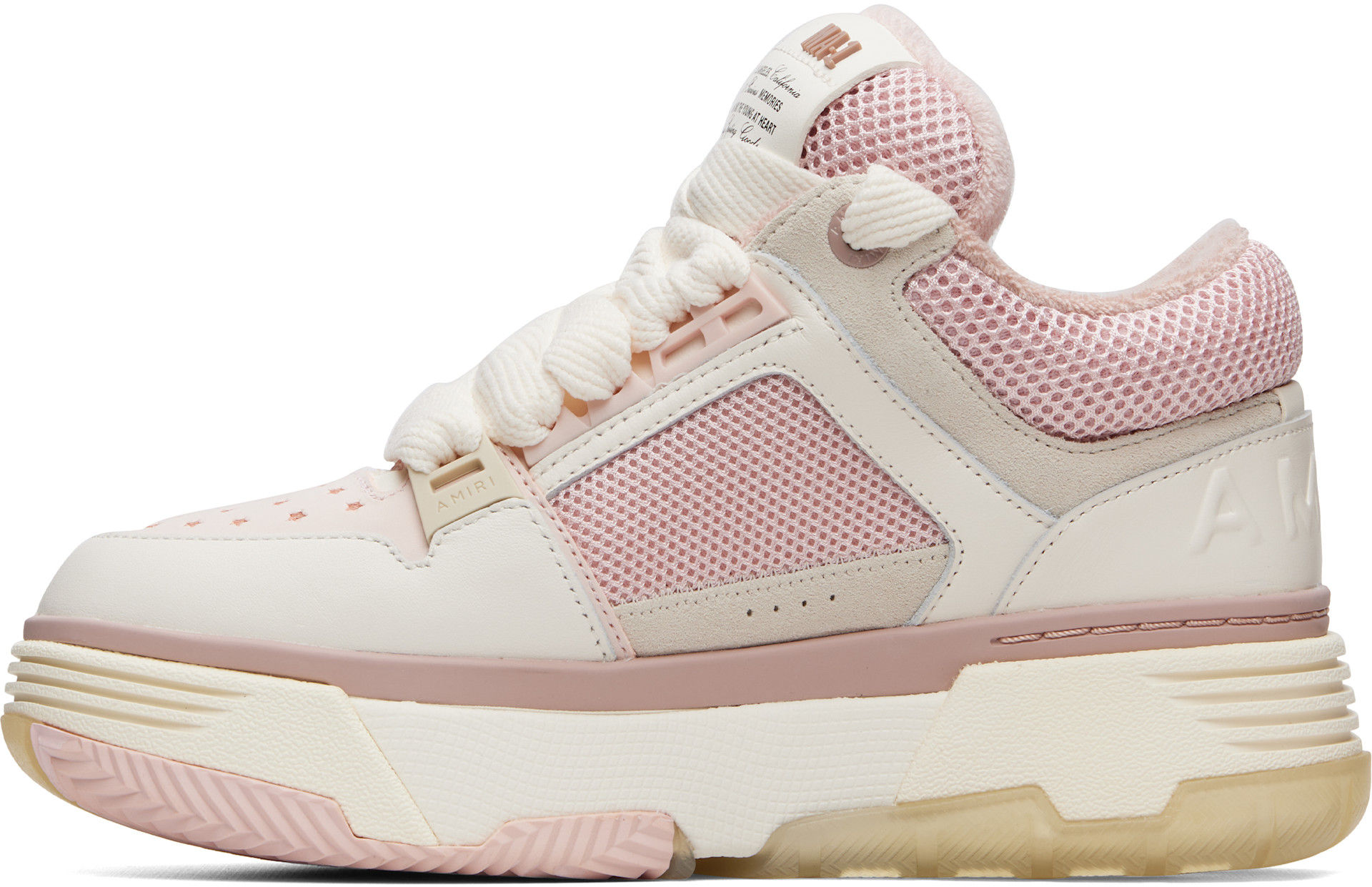 AMIRI - Baskets MA-1 rose et blanc
