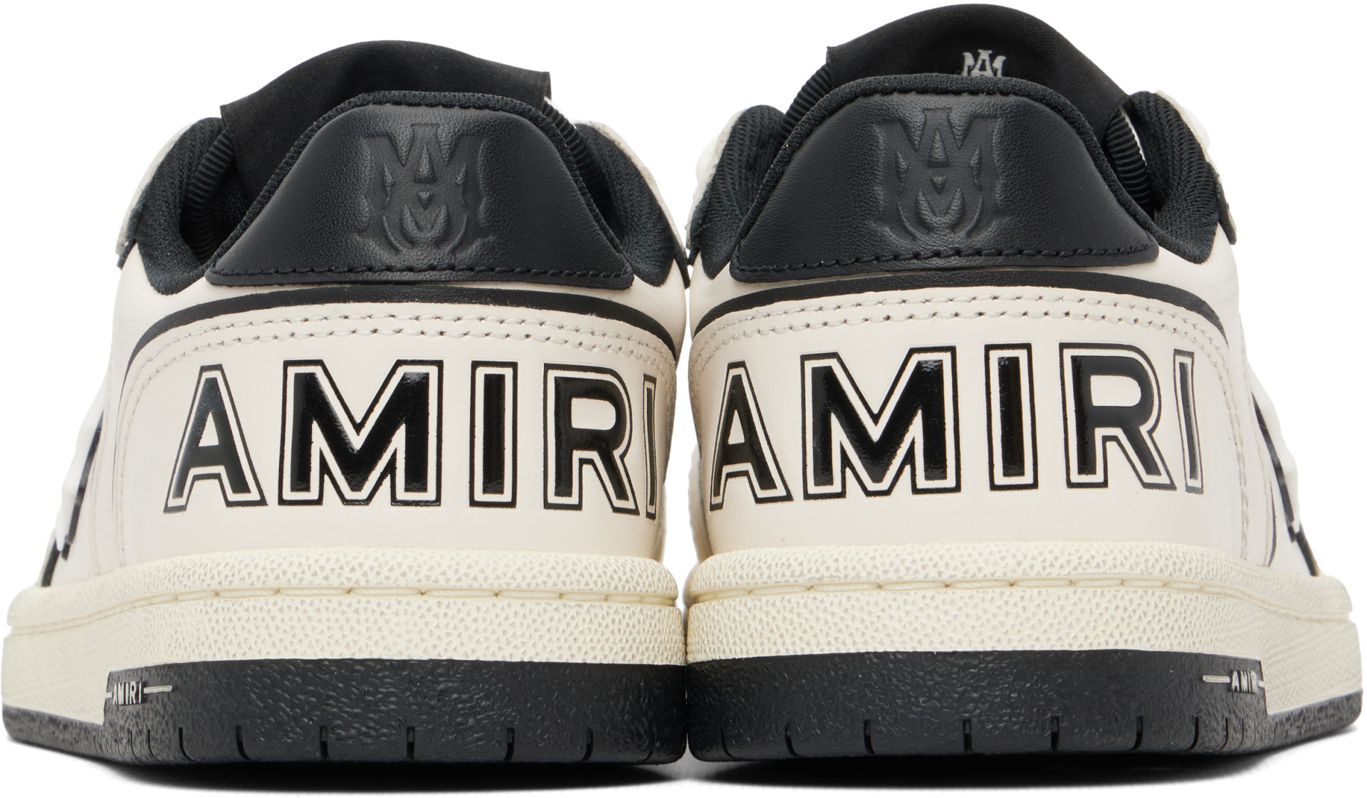 AMIRI - Baskets Newport blanc cassé