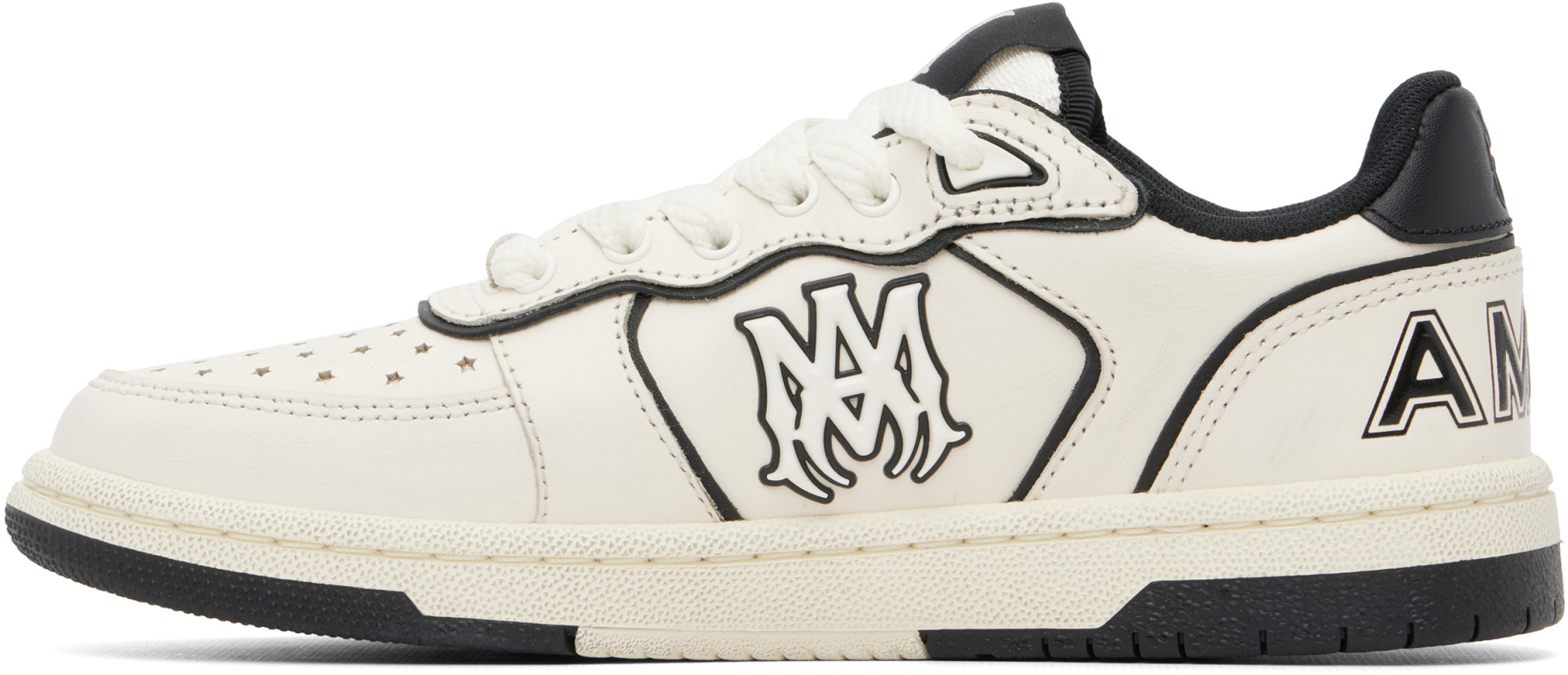 AMIRI - Baskets Newport blanc cassé