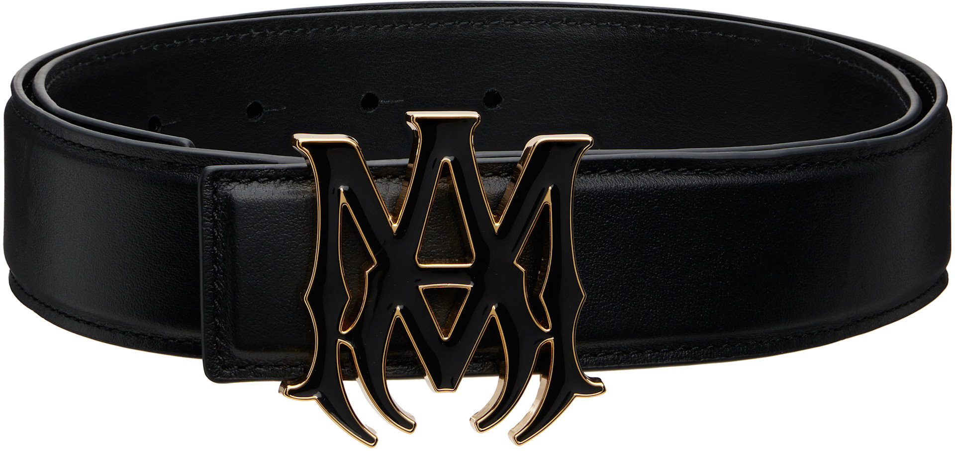 AMIRI - Black 'MA' Core Logo Belt