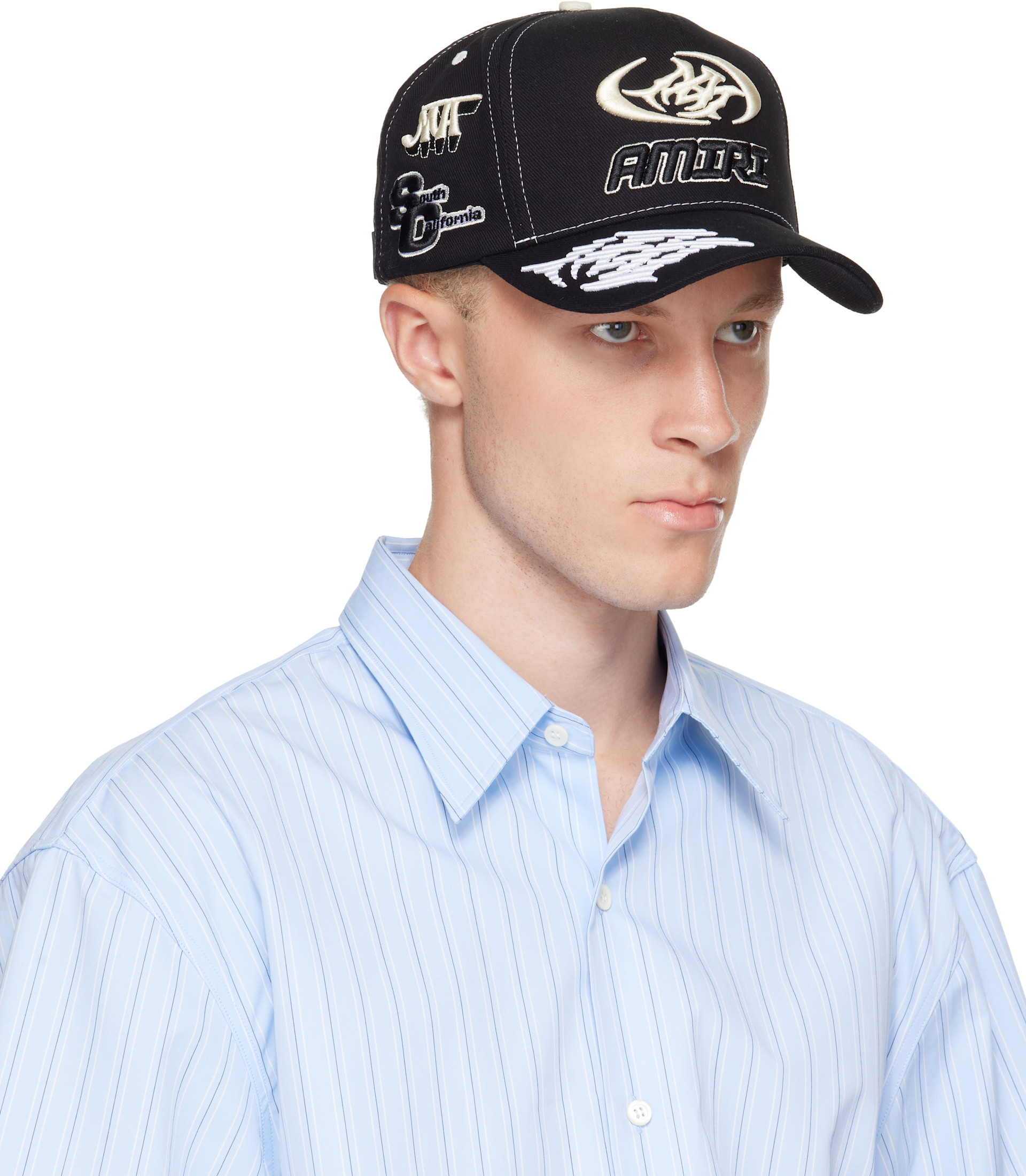 AMIRI - Black 'Amiri Sport' Cotton Cap