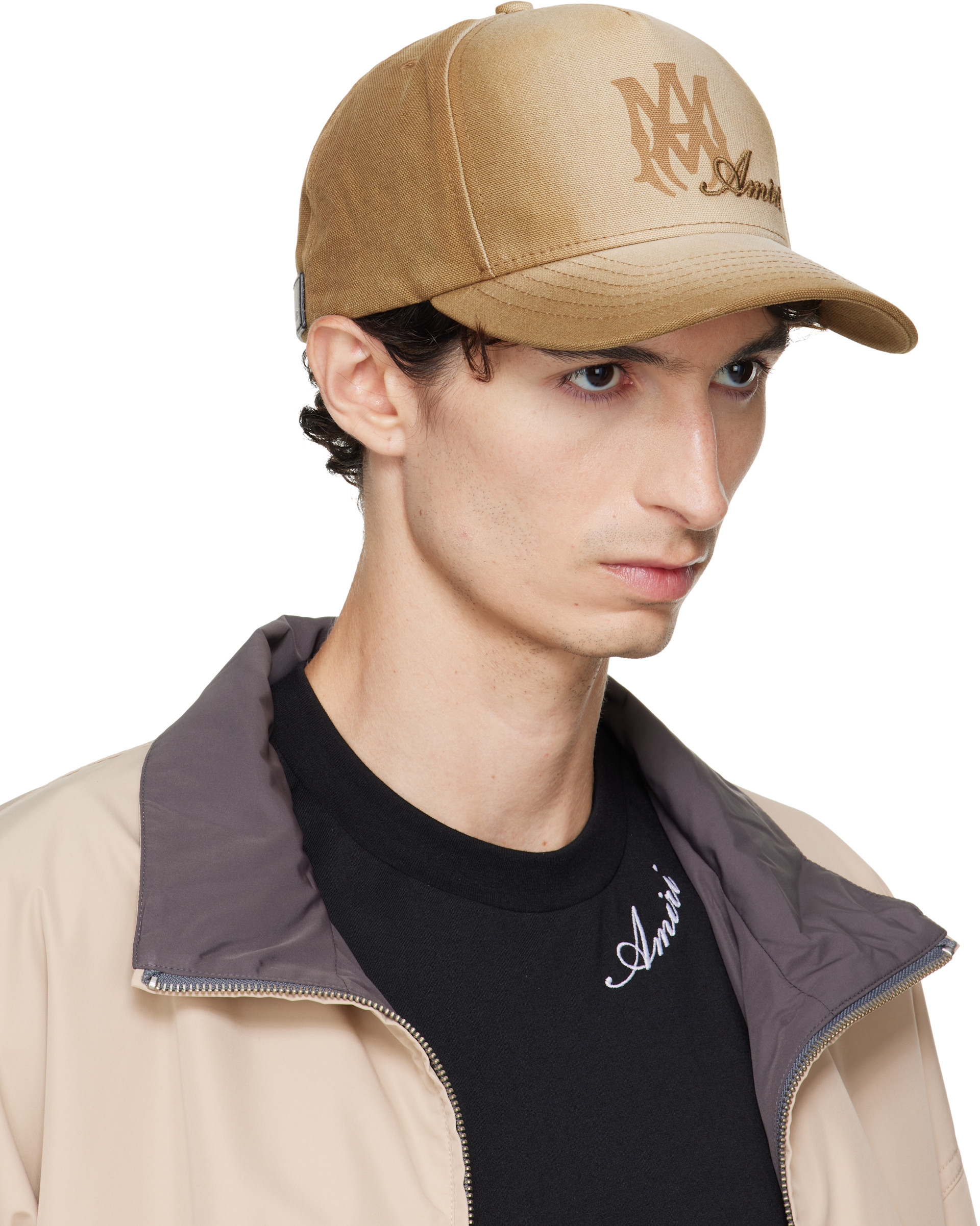 AMIRI - Beige MA Script Baseball Cap