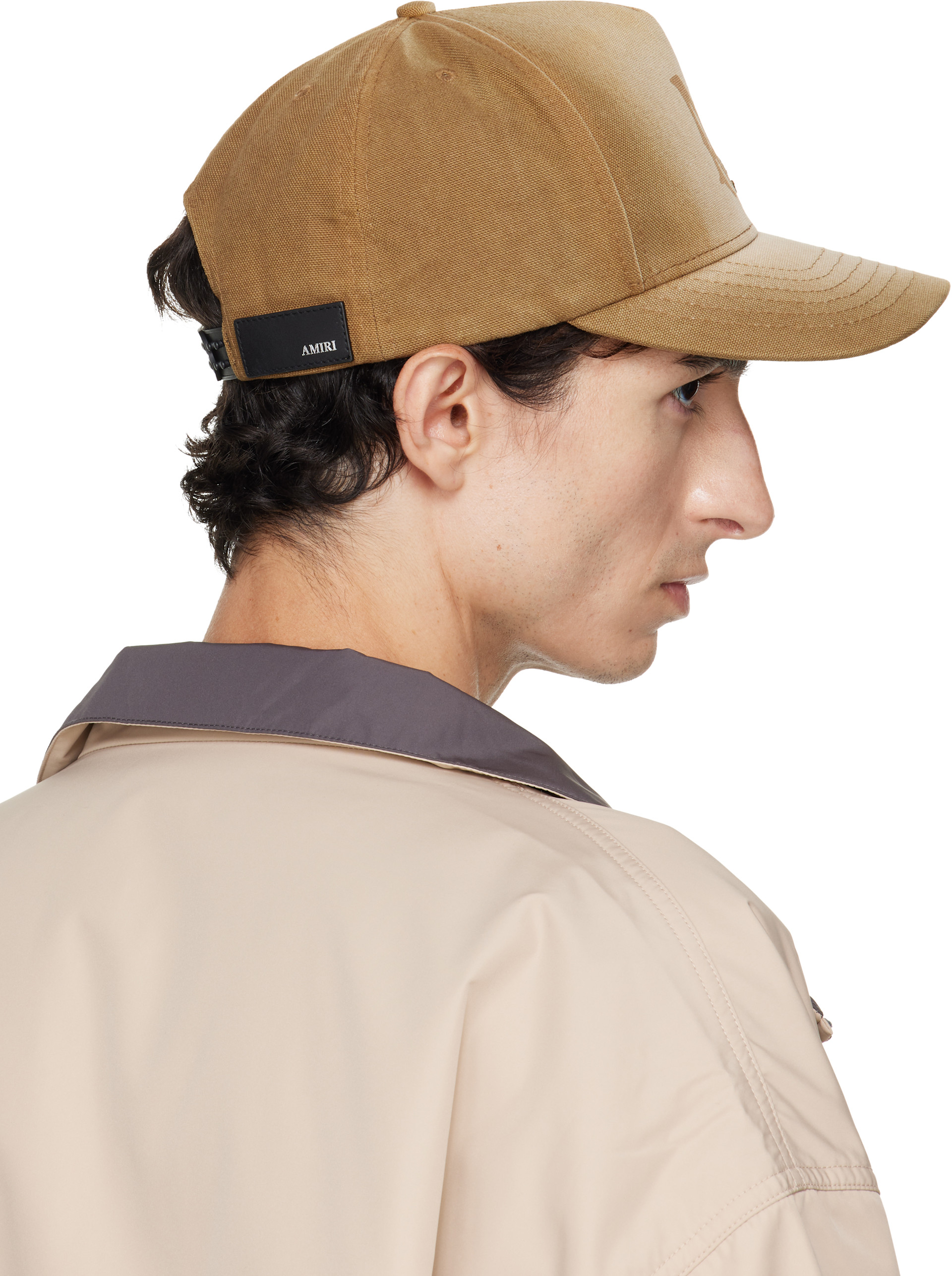 AMIRI - Beige MA Script Baseball Cap
