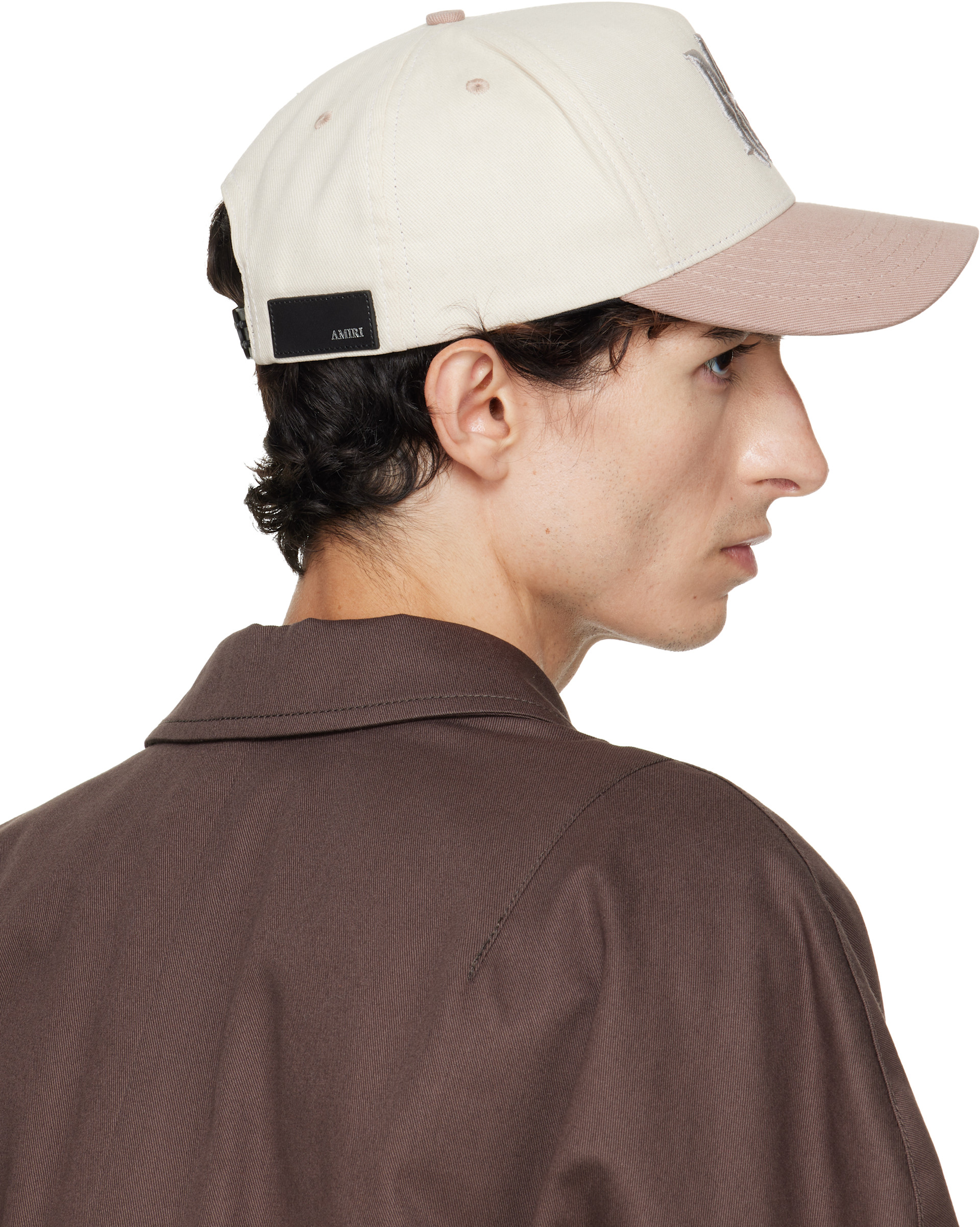 AMIRI - Beige MA Two Tone Cotton Cap