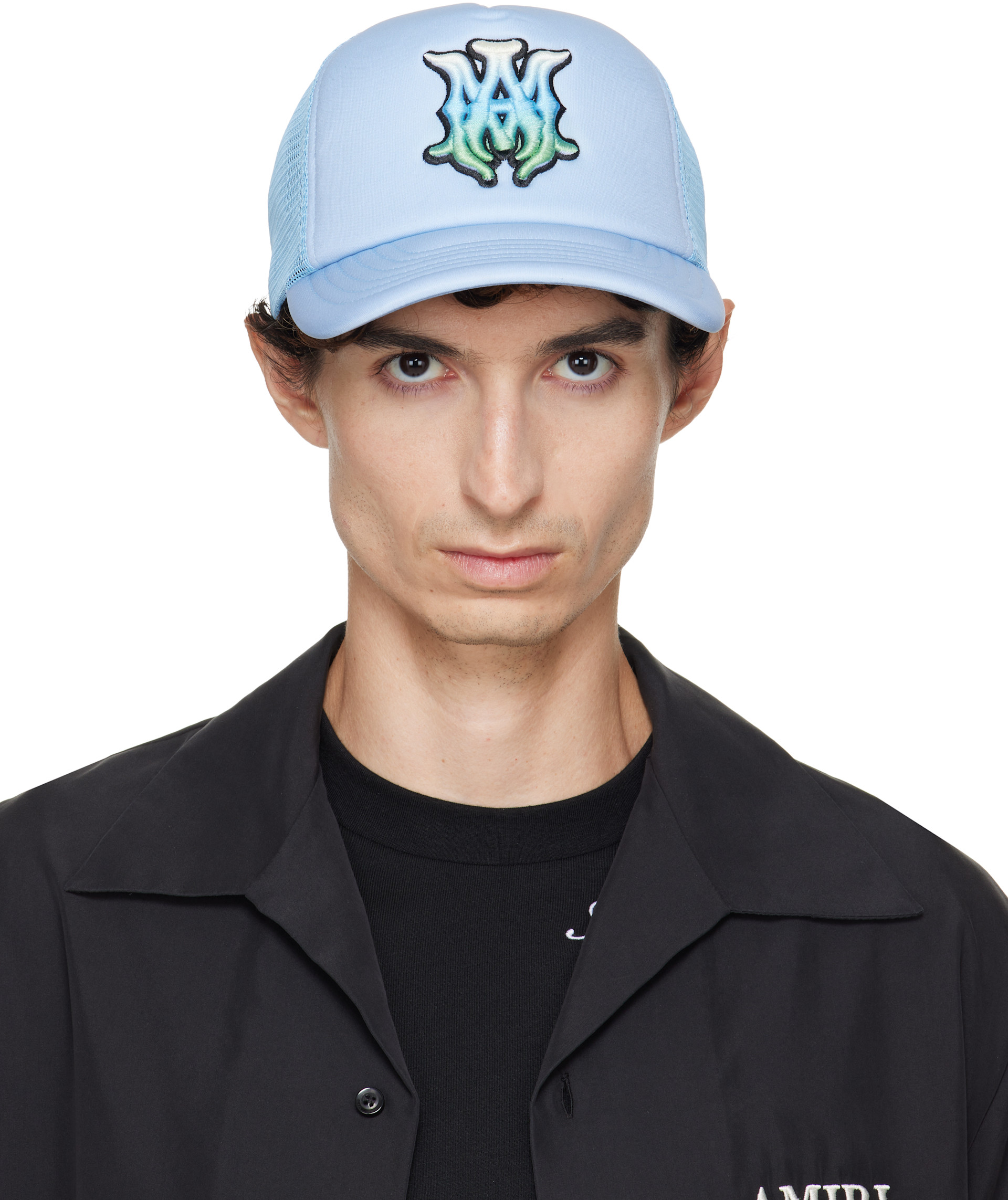 AMIRI - Blue MA Surf Trucker Cap