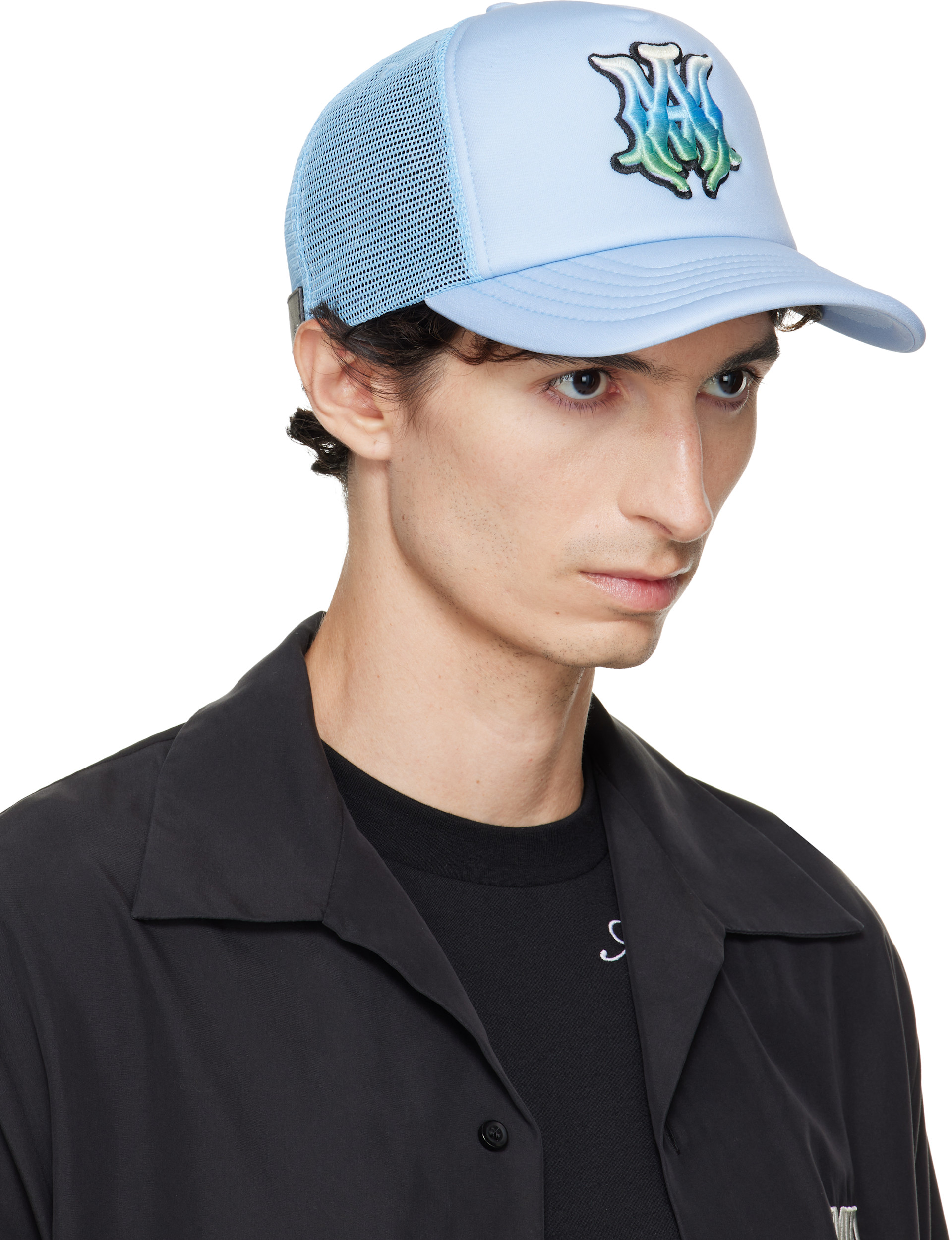 AMIRI - Blue MA Surf Trucker Cap