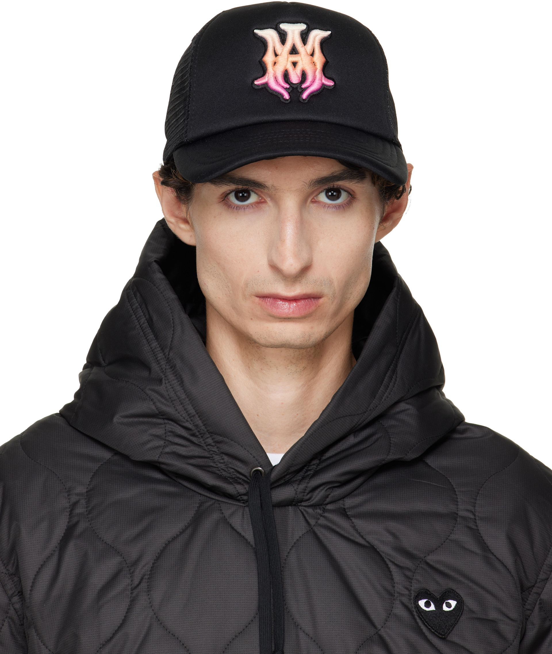 AMIRI - Black MA Surf Trucker Cap