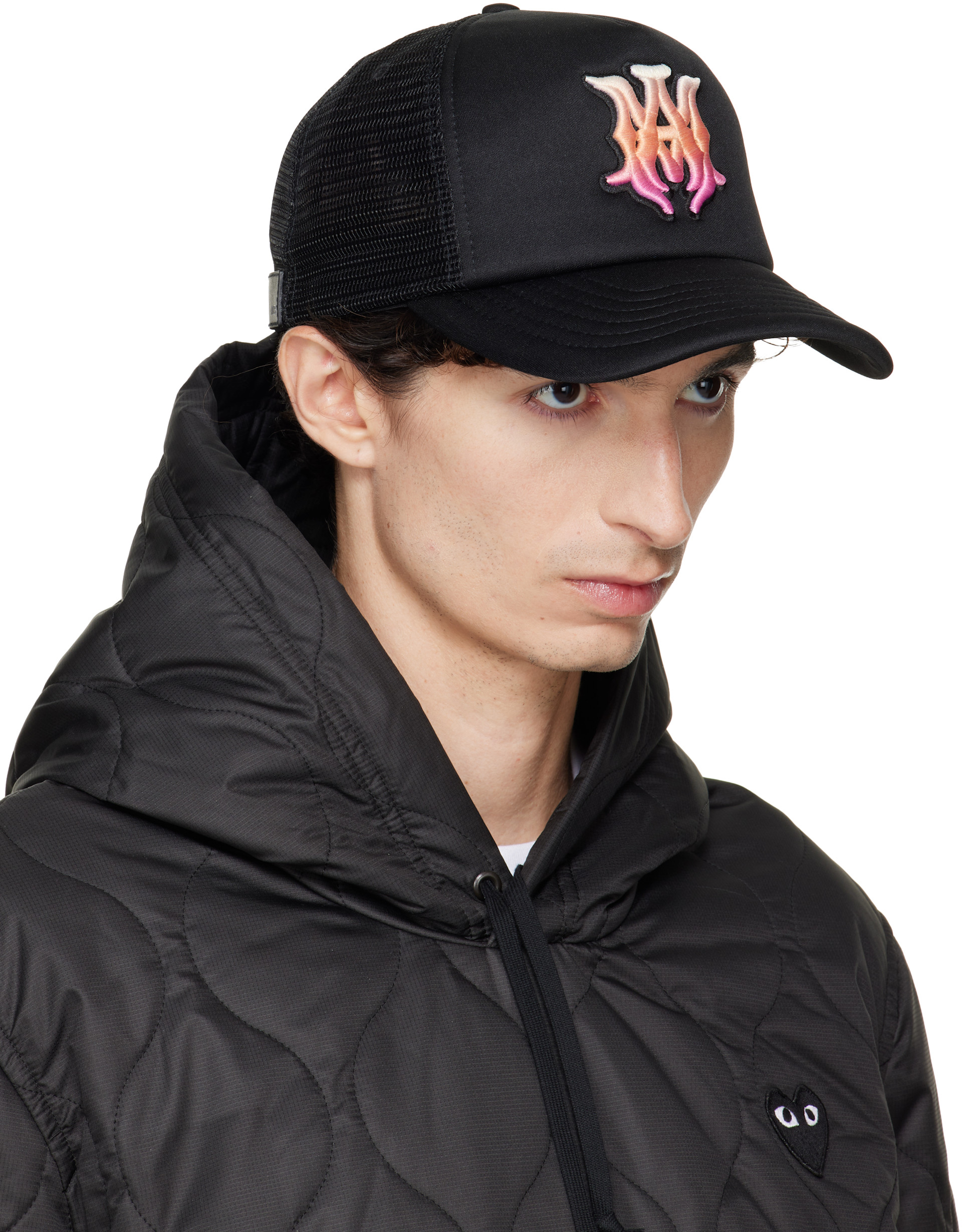 AMIRI - Black MA Surf Trucker Cap