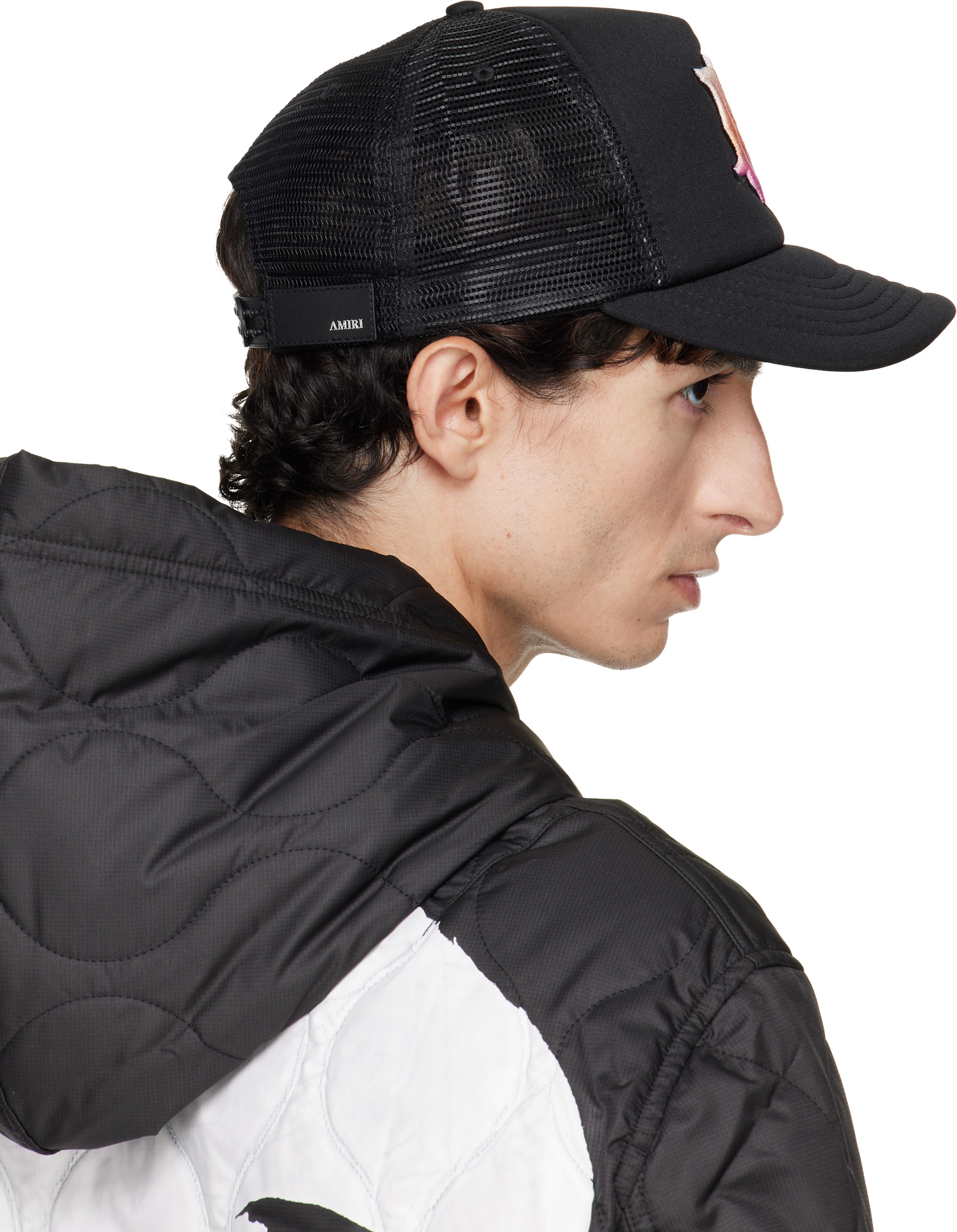 AMIRI - Black MA Surf Trucker Cap