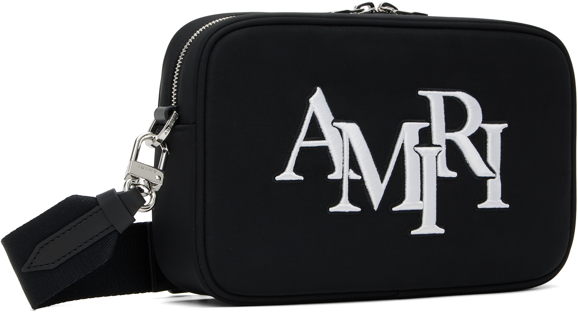 AMIRI - Sac caméra noir à logo décalé