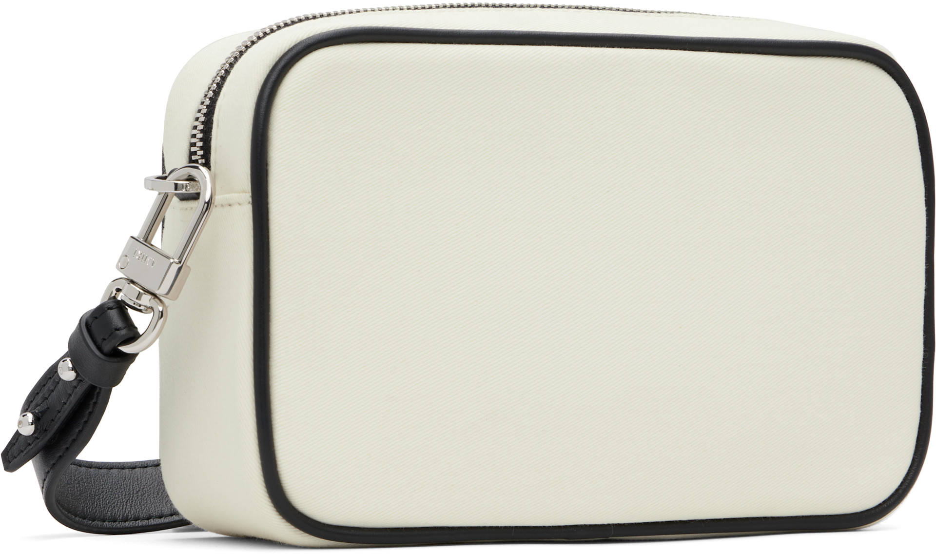 AMIRI - Sac caméra blanc cassé à logo brodé