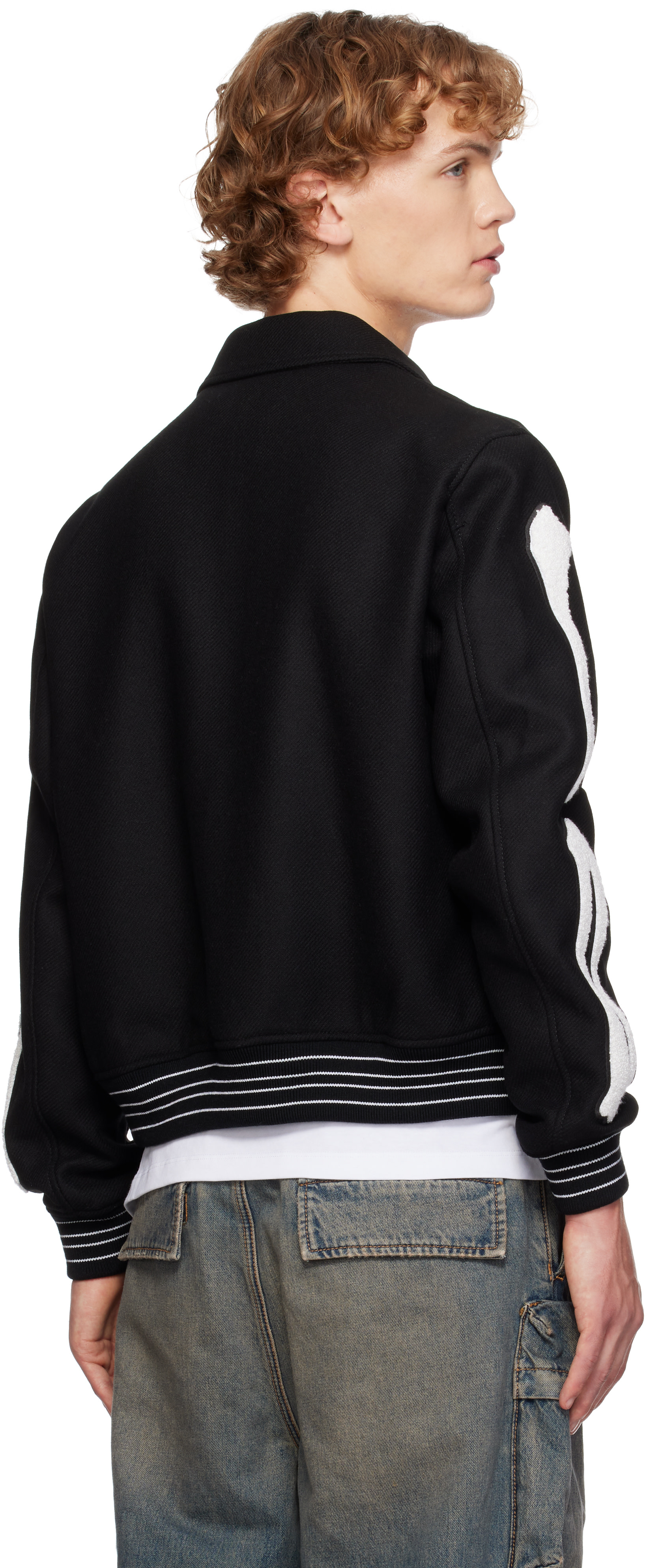 AMIRI - Black Bones Bomber Jacket