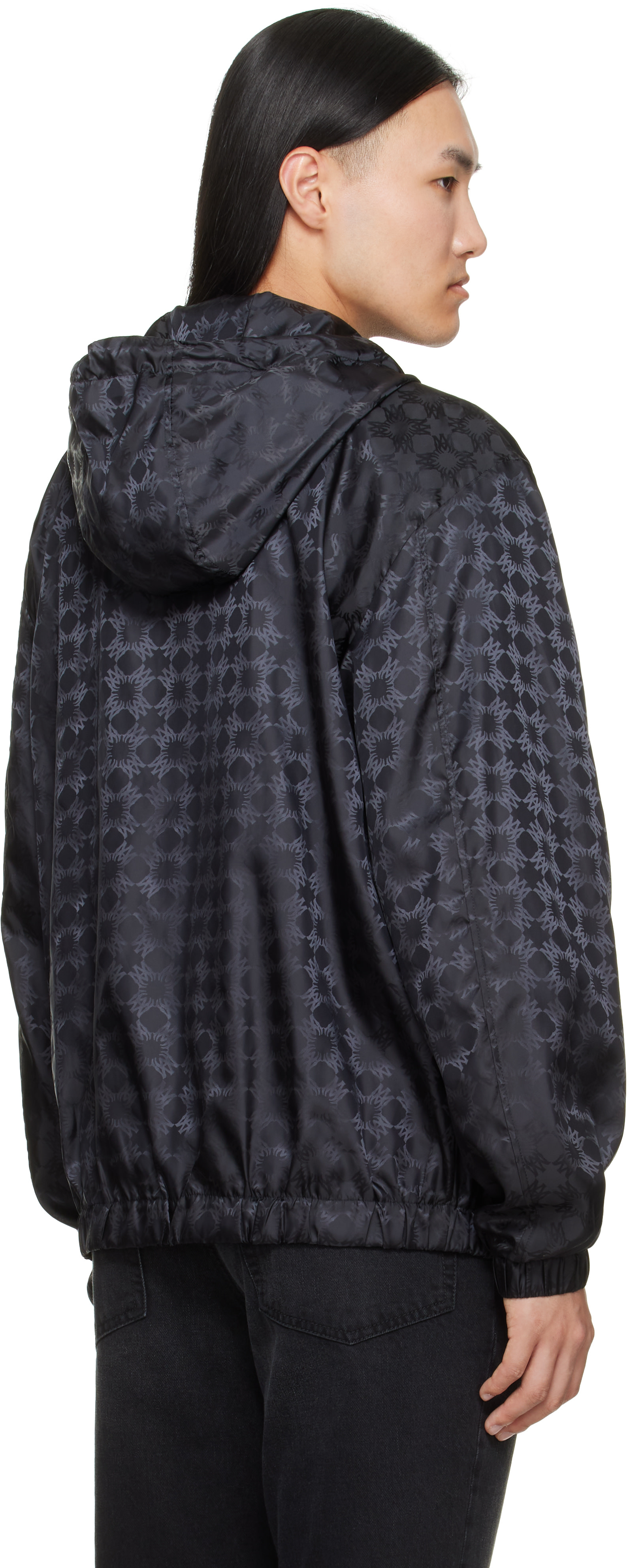 AMIRI - Coupe-vent noir à quadrigrammes