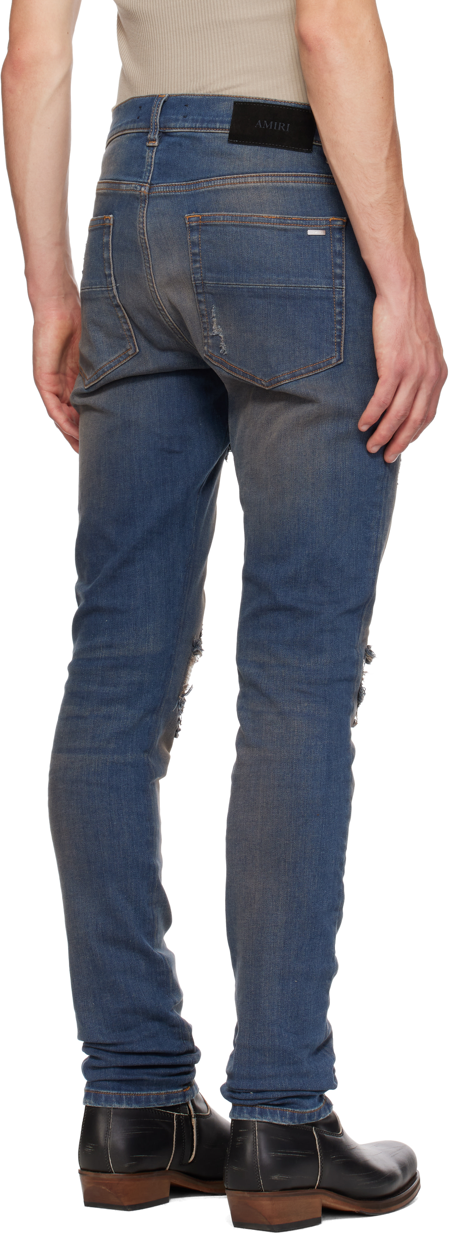 AMIRI - Jean MX1 bleu