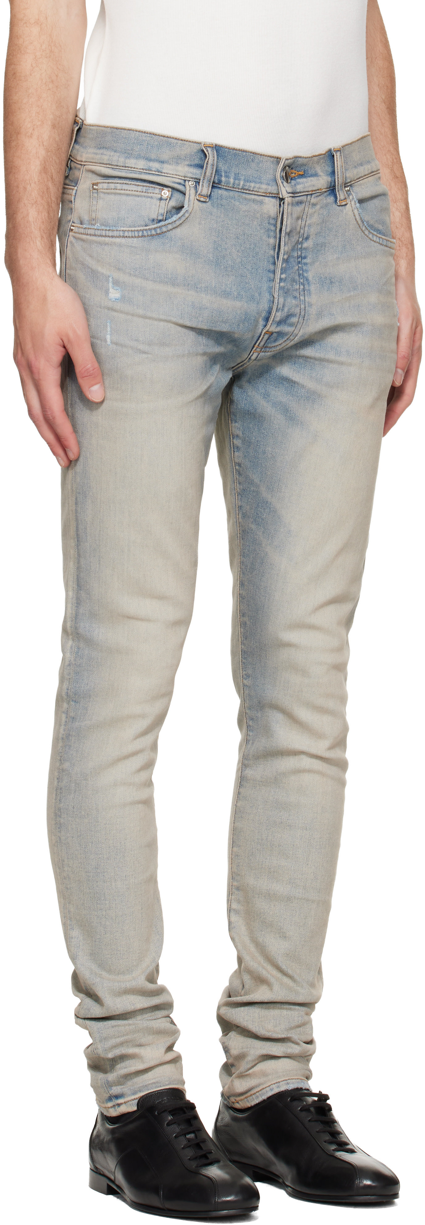 AMIRI - Jean Stack bleu