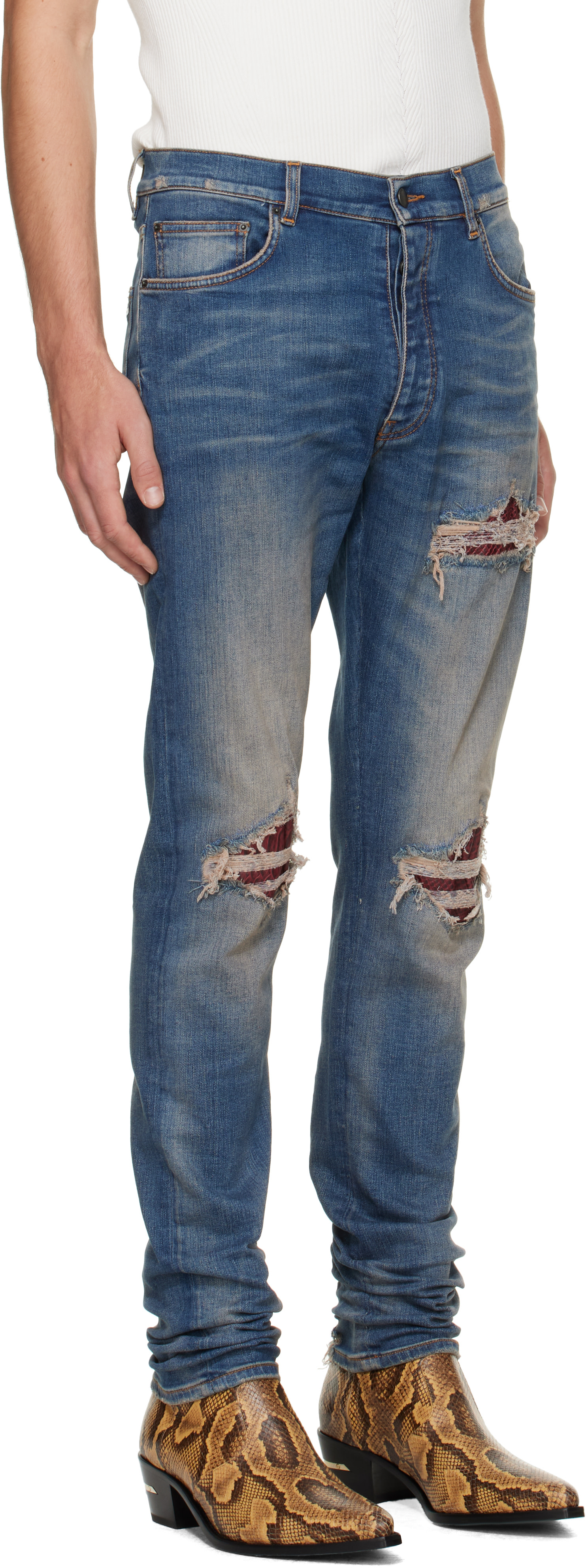 AMIRI - Jean MX1 bleu