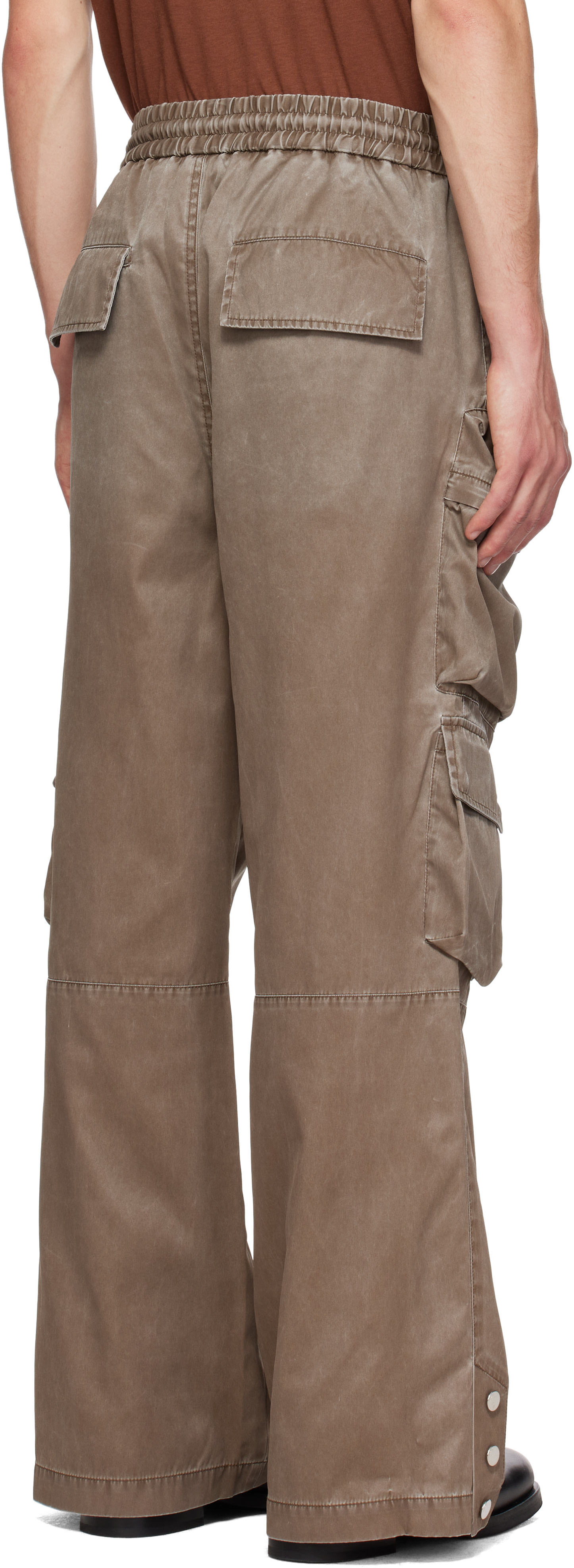 AMIRI - Brown Drawstring Nylon Cargo Pants