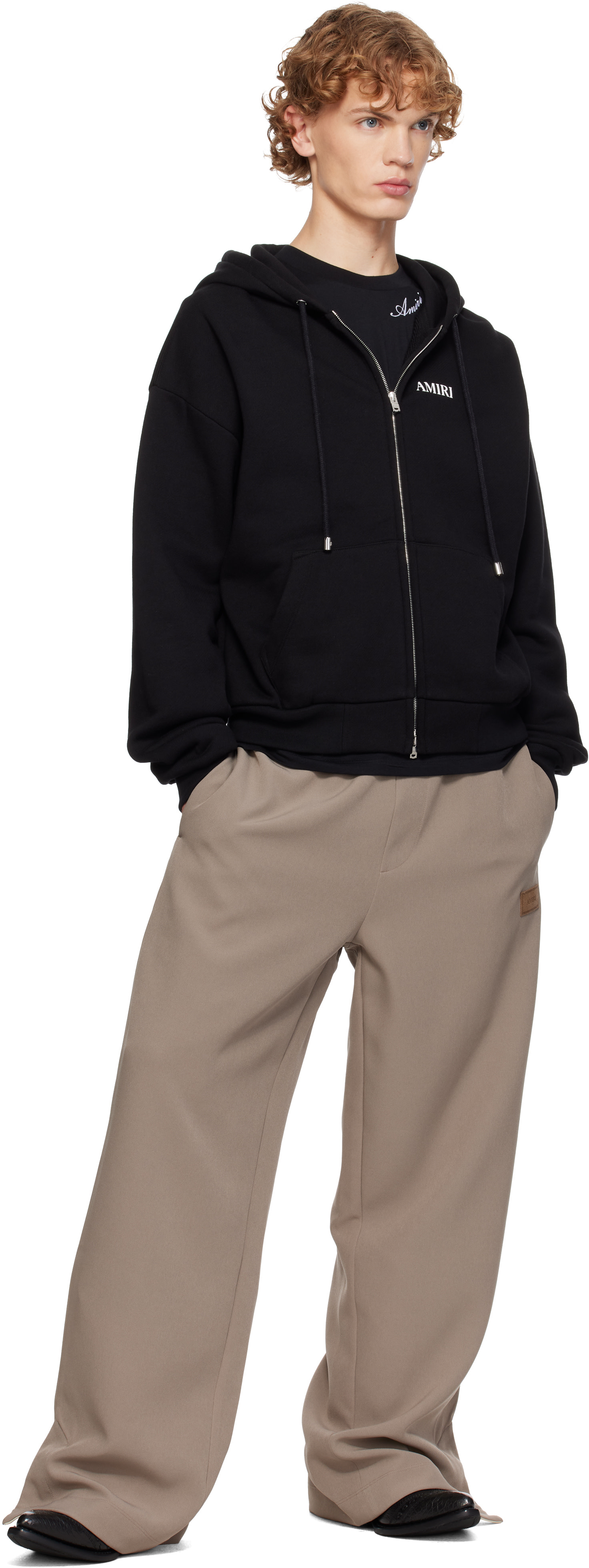 AMIRI - Beige 'Amiri' Patch Caddy Sweatpants