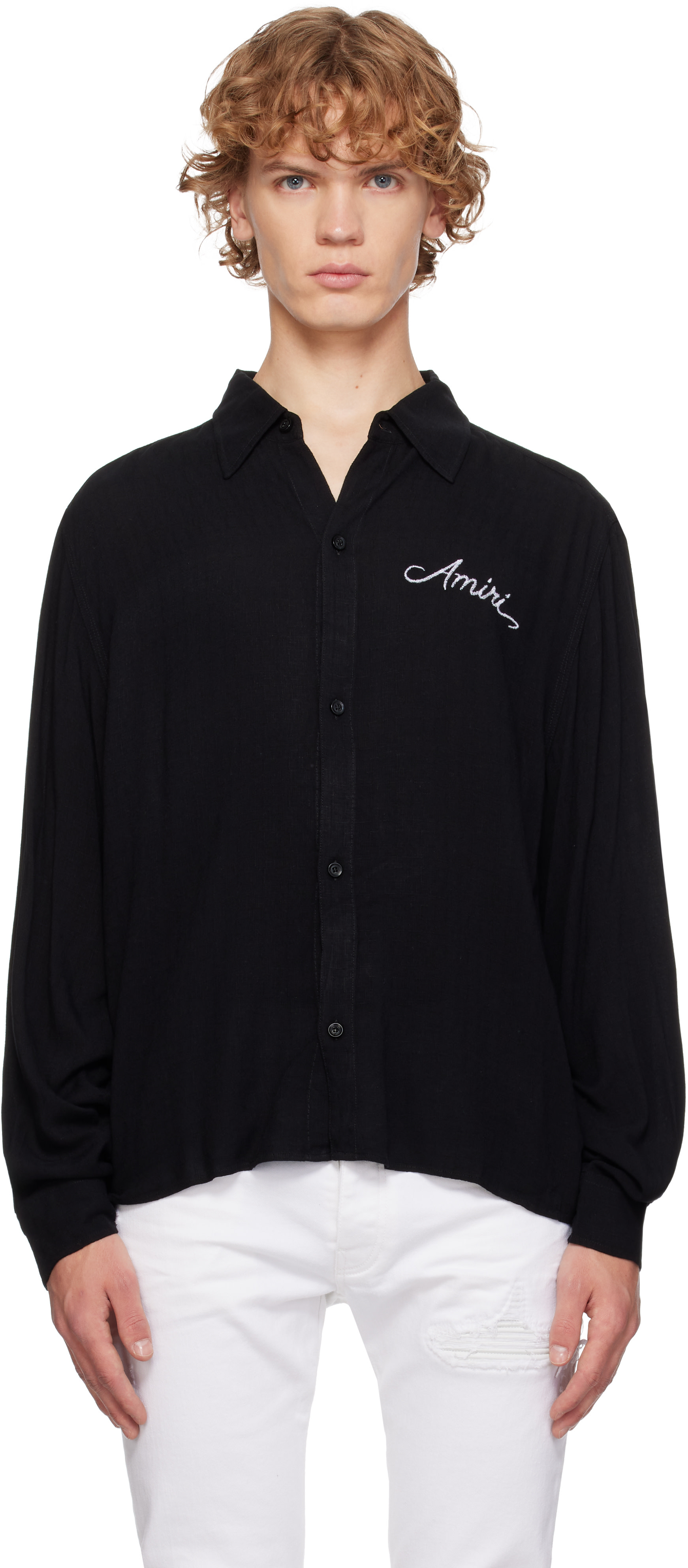 AMIRI - ブラック MA Check シャツ