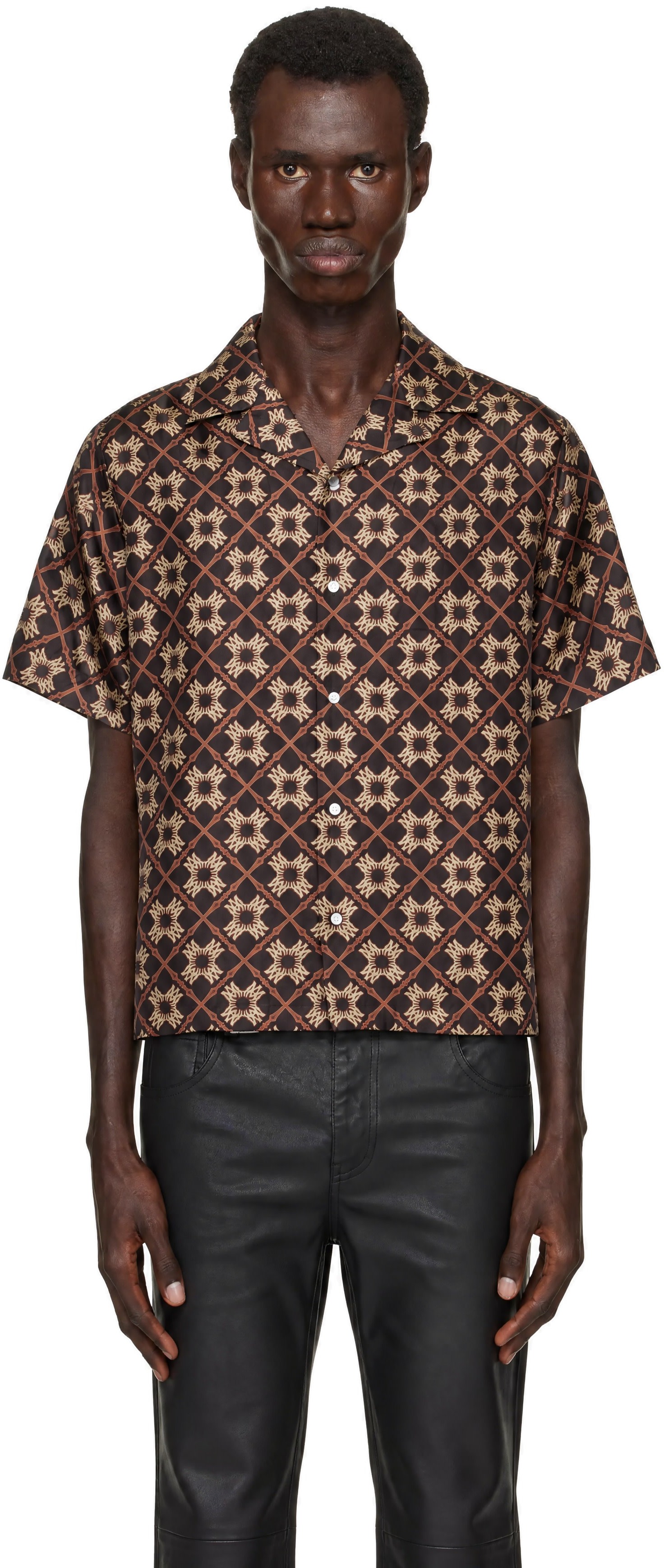 AMIRI - Brown MA Quad Camp Shirt