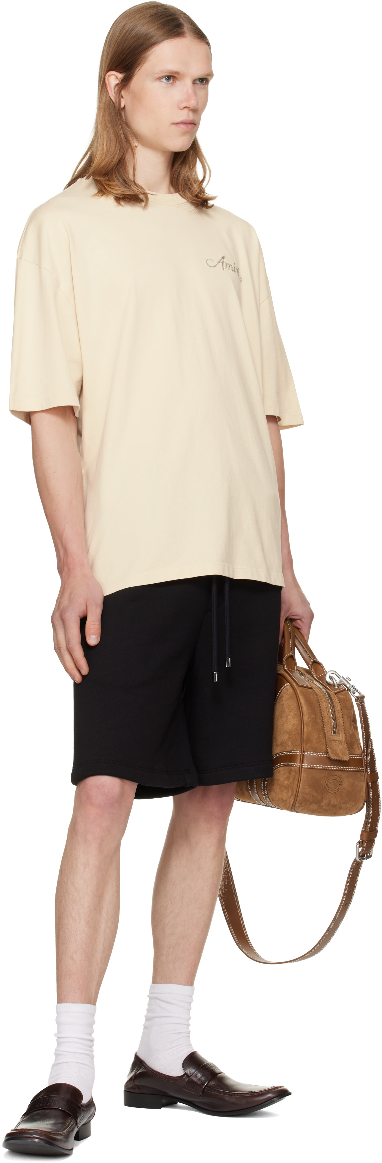 AMIRI: ブラック リラックス プルオン スウェットショートパンツ