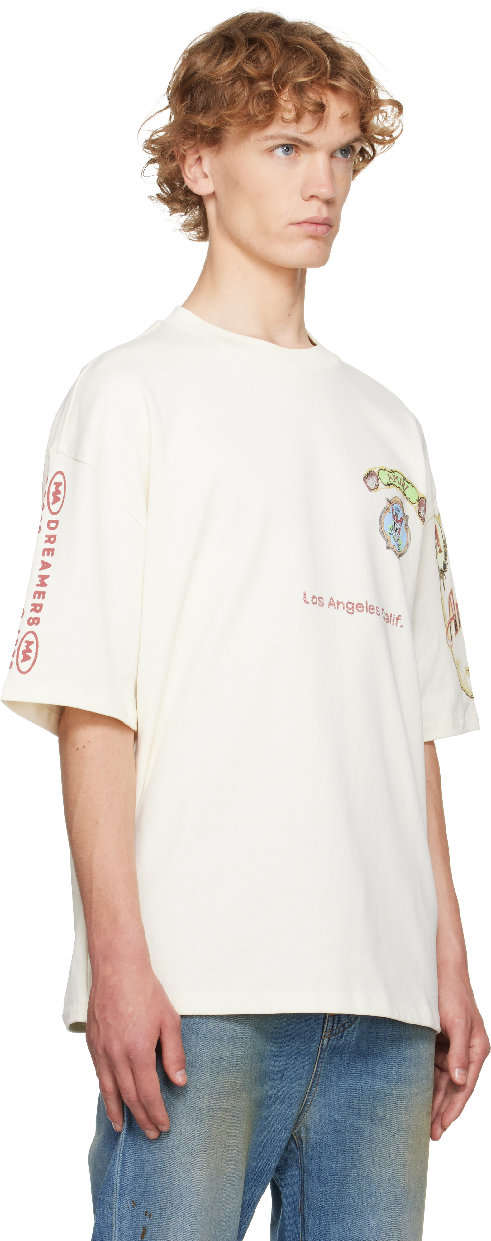 AMIRI: Off-White Vista HJ Skate T-shirt | SSENSE