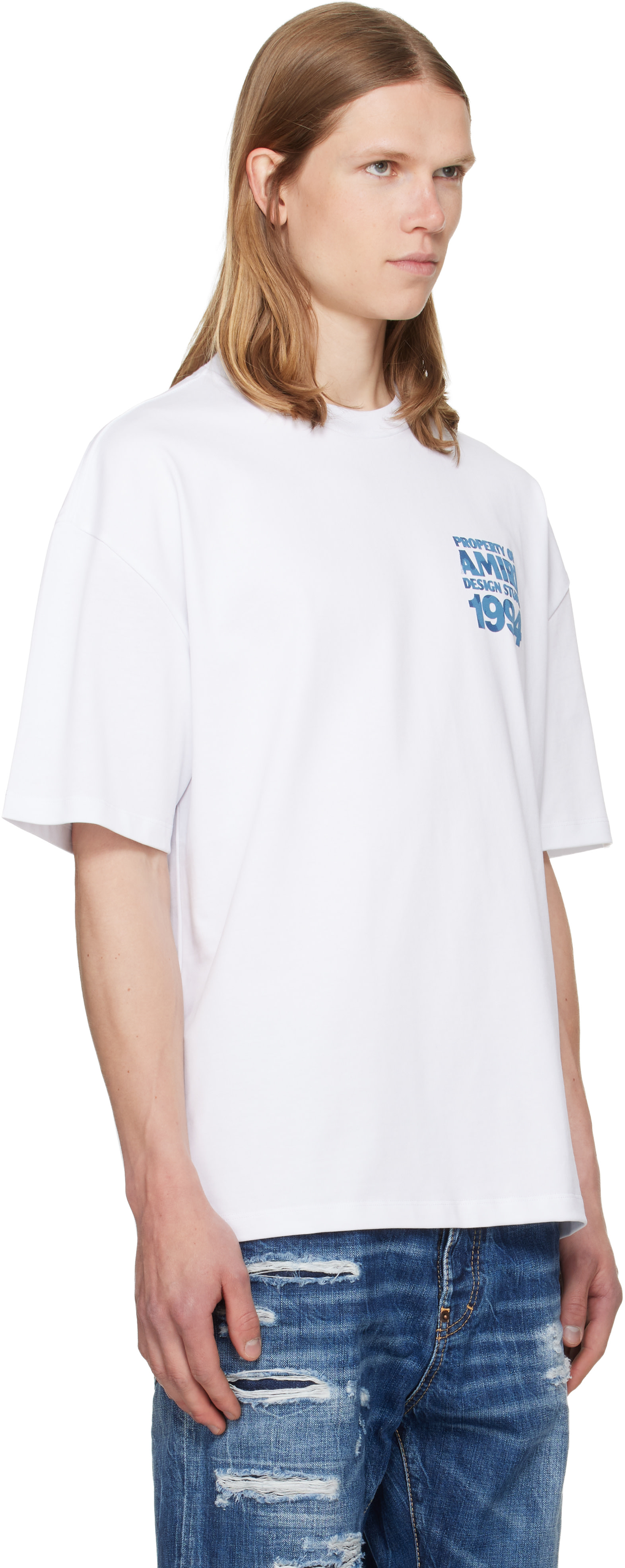 AMIRI: ホワイト 'AMIRI 1994' Skate Tシャツ | SSENSE 日本