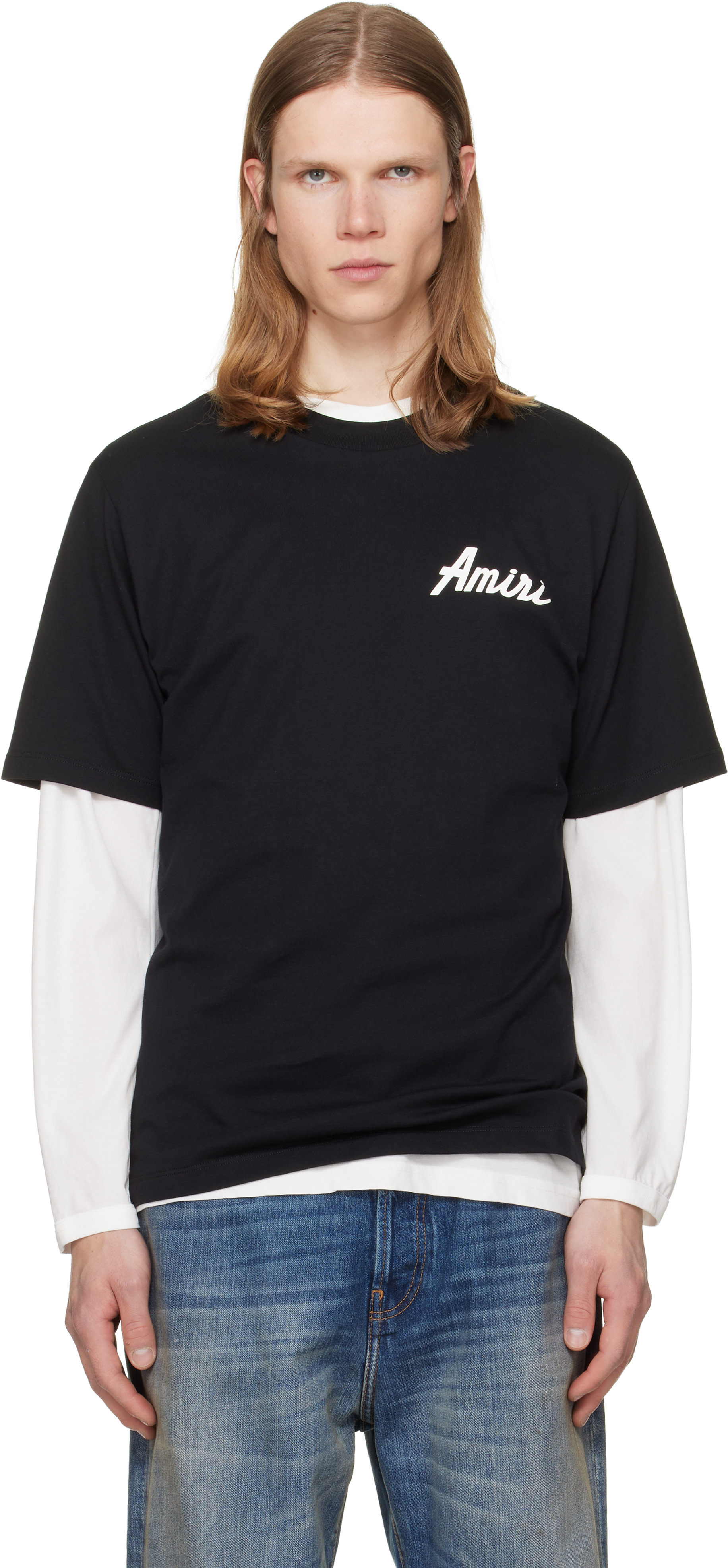 AMIRI: Black 'AMIRI' City T-shirt | SSENSE