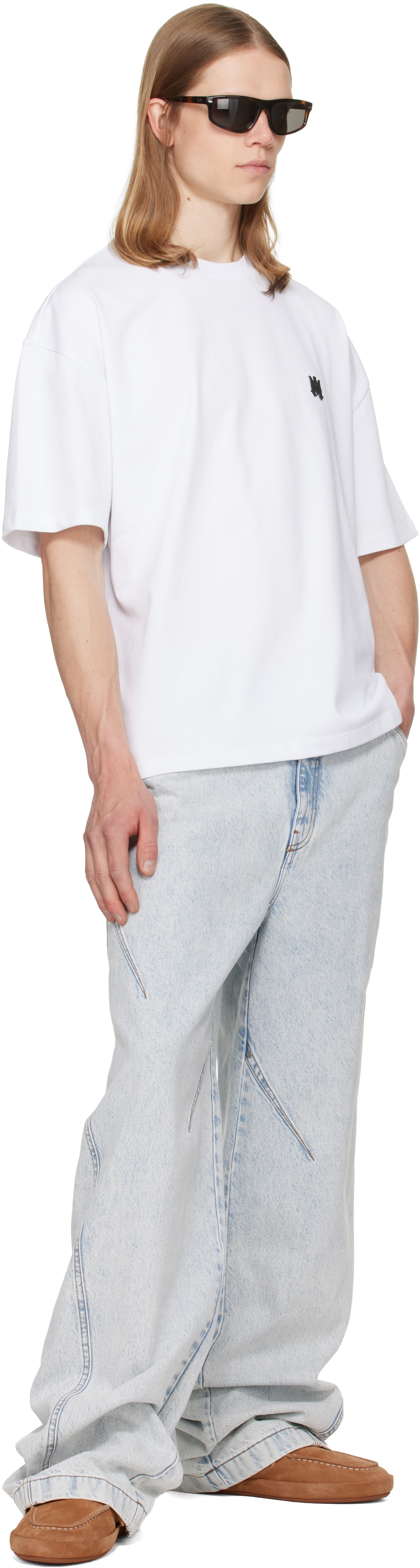 AMIRI - White MA Skater T-shirt