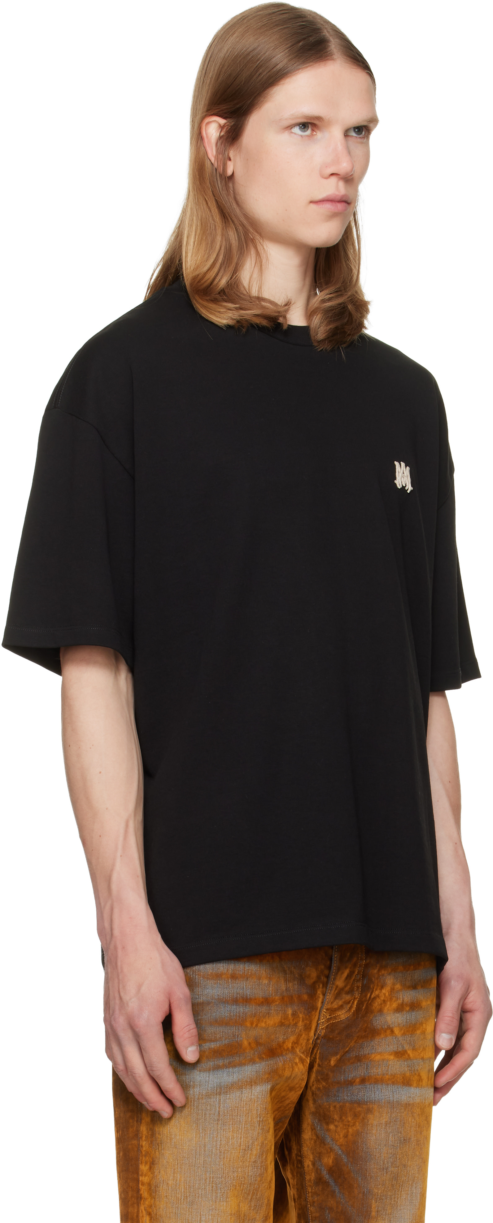 AMIRI: Black MA Skater T-shirt | SSENSE