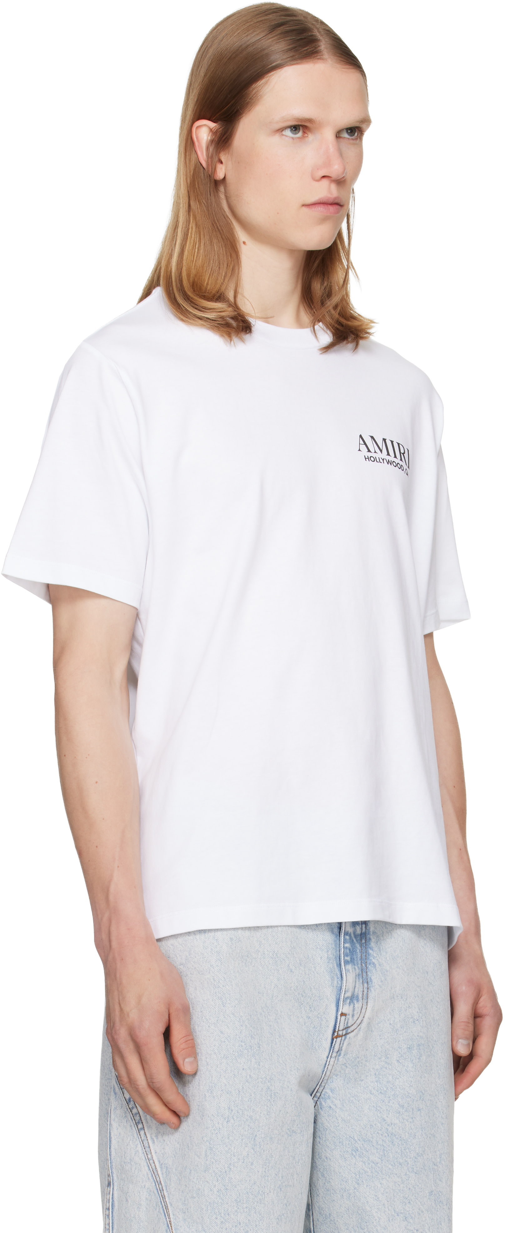 AMIRI: White Bones Stacked T-shirt | SSENSE