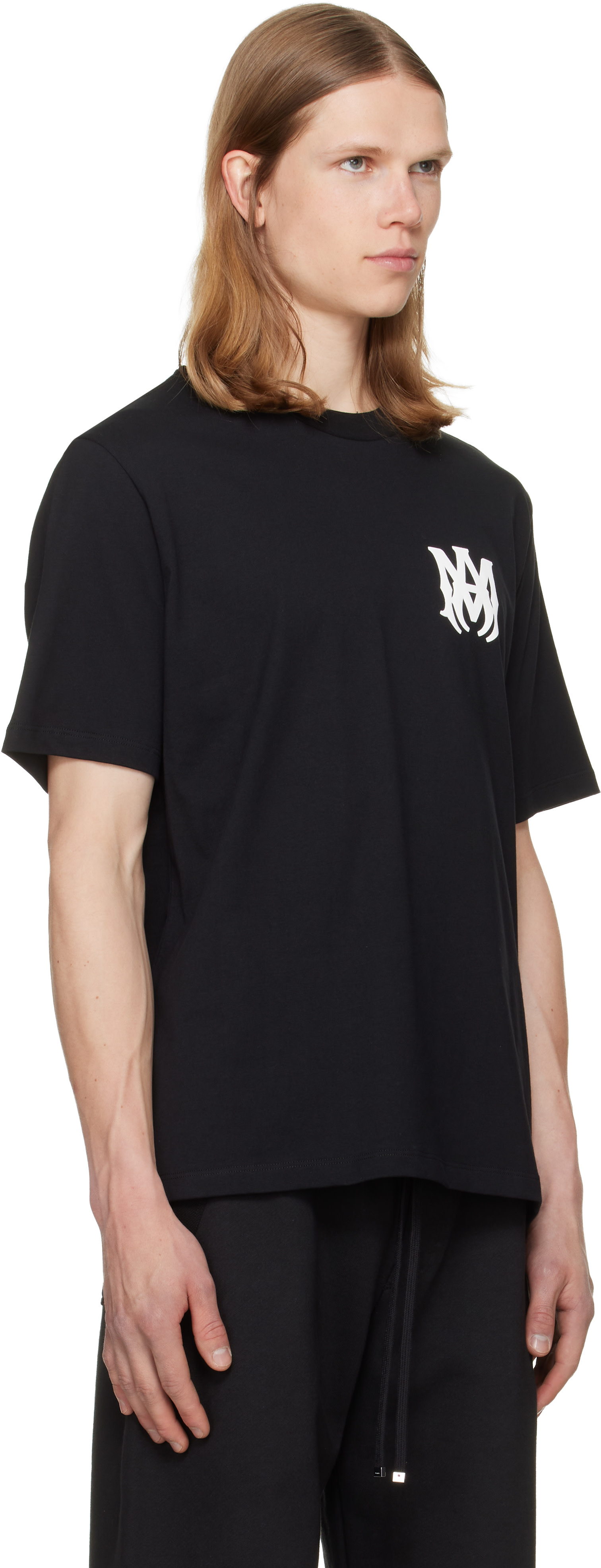 AMIRI: ブラック MA Core Logo Tシャツ | SSENSE 日本