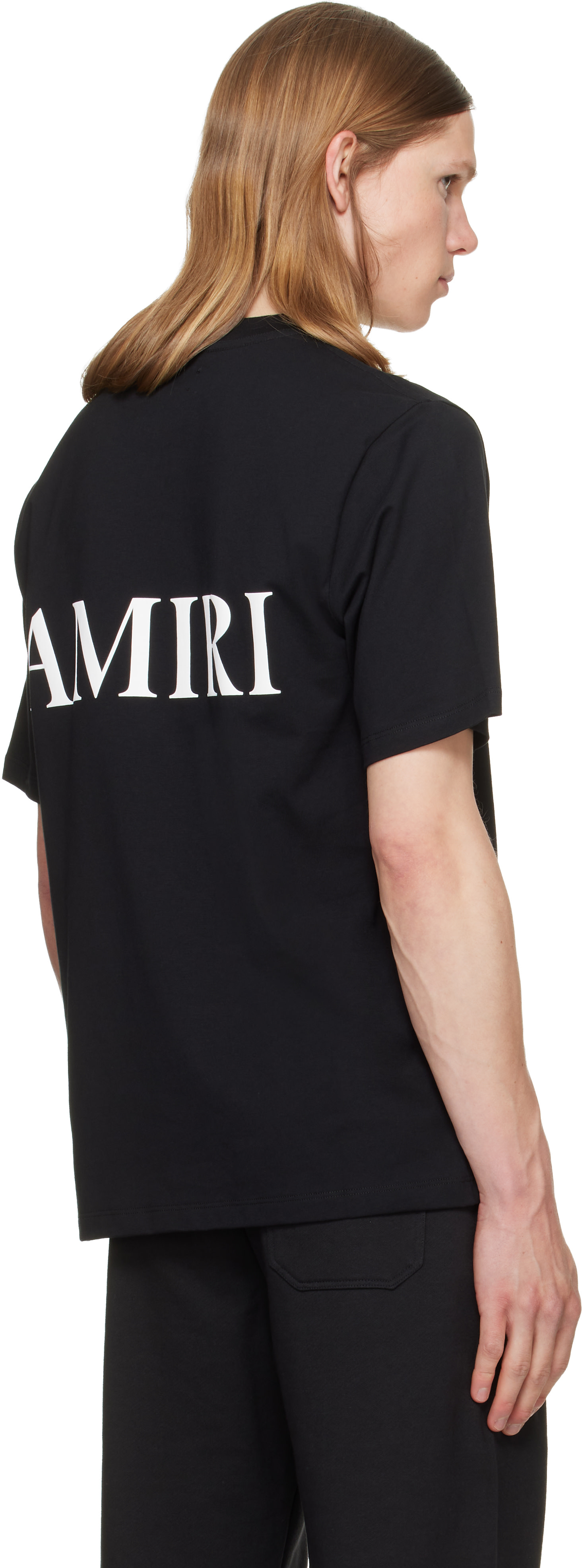 AMIRI アミリ MA CORE LOGO TEE Tシャツ M 黒 新品 AMIRI: Black MA Core Logo T-shirt | SSENSE
