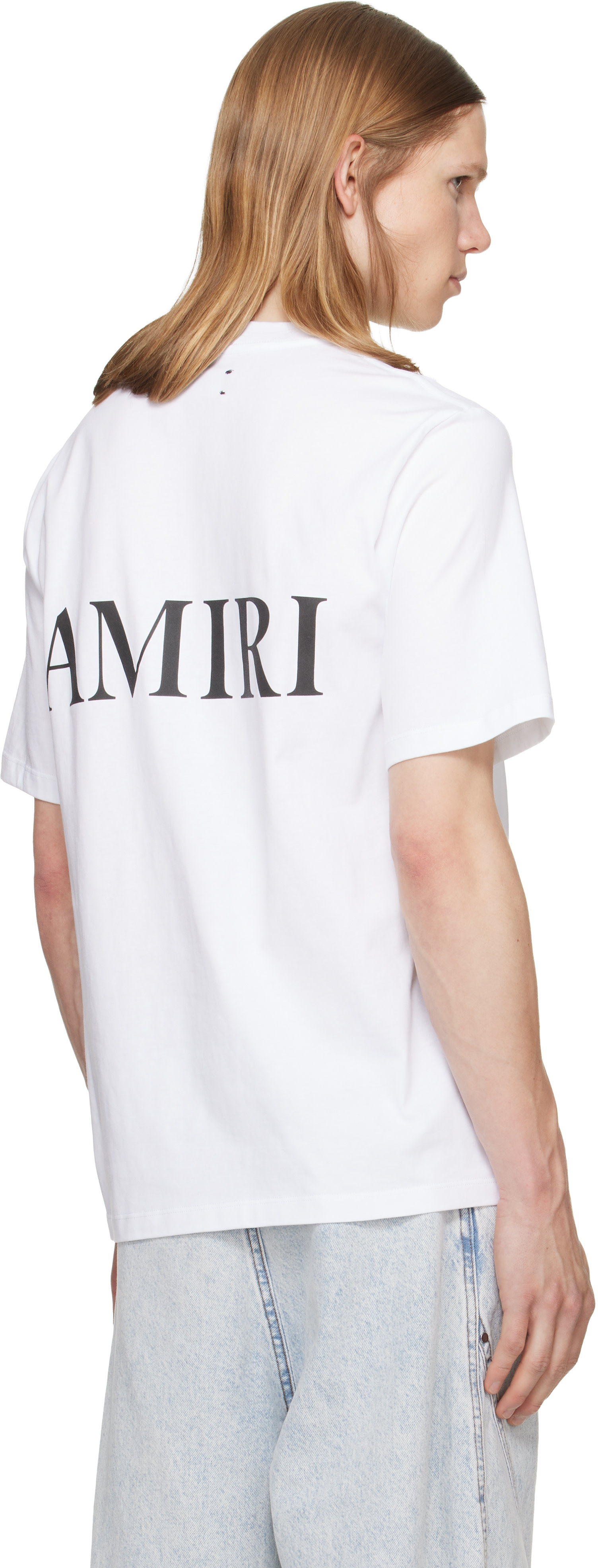 AMIRI: White MA Core Logo T-shirt | SSENSE